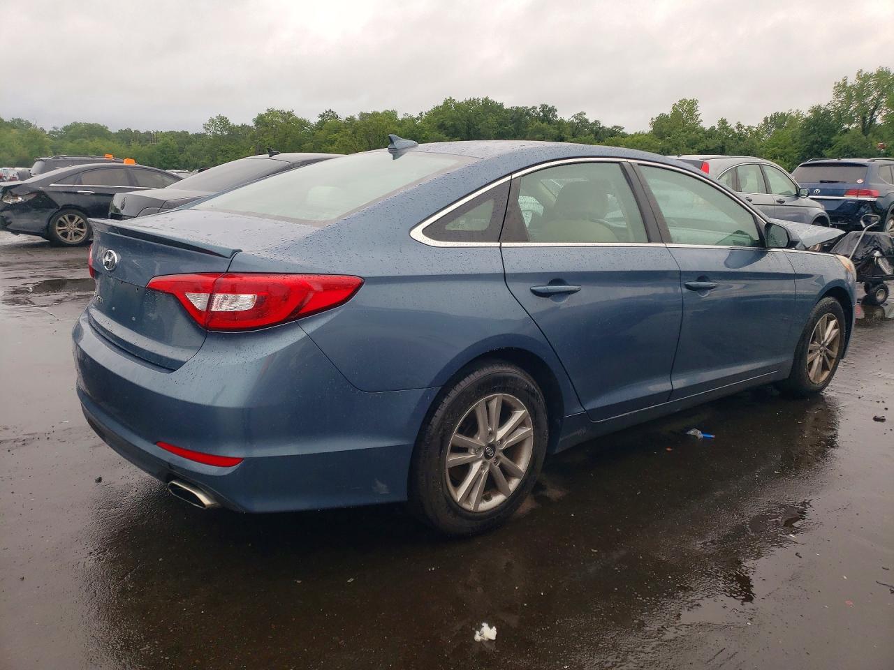 2015 Hyundai Sonata Se Blue vin: 5NPE24AF1FH196956