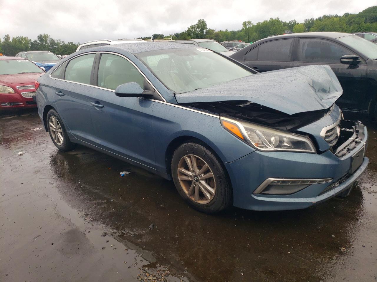 2015 Hyundai Sonata Se Blue vin: 5NPE24AF1FH196956