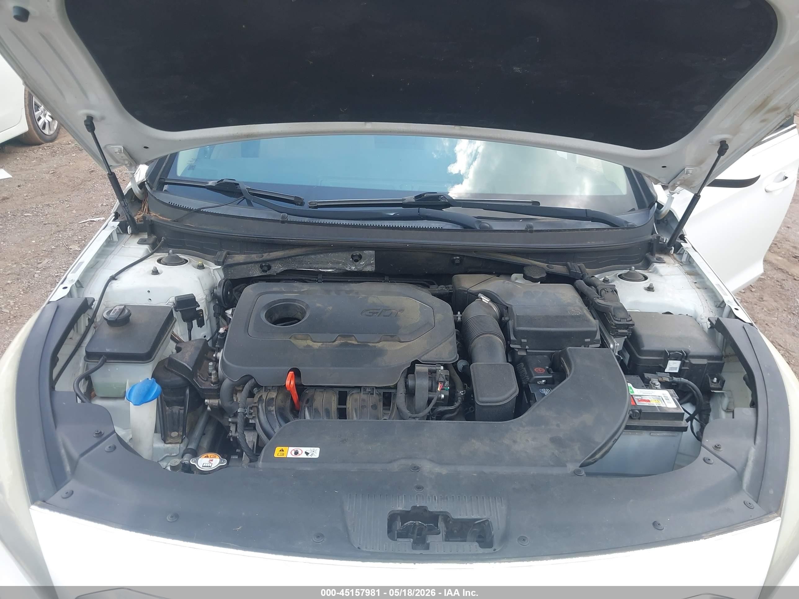 2015 Hyundai Sonata Se Белый vin: 5NPE24AF1FH200486