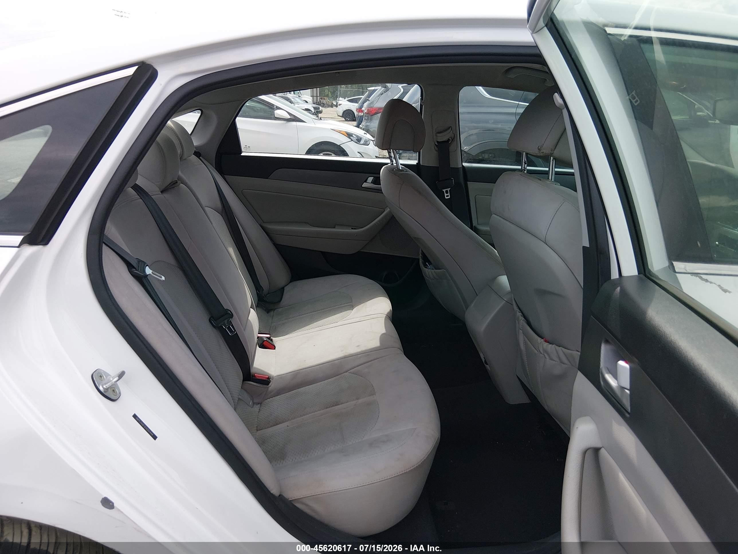 2015 Hyundai Sonata Se White vin: 5NPE24AF1FH201444