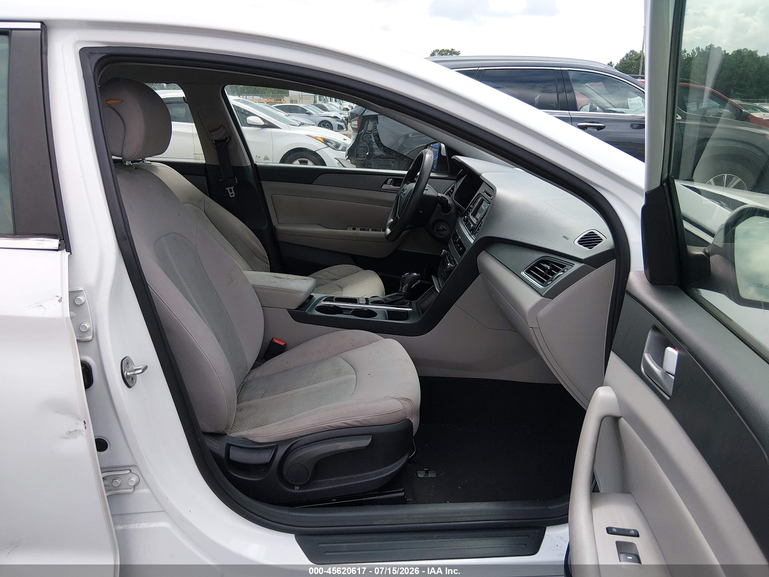 2015 Hyundai Sonata Se White vin: 5NPE24AF1FH201444