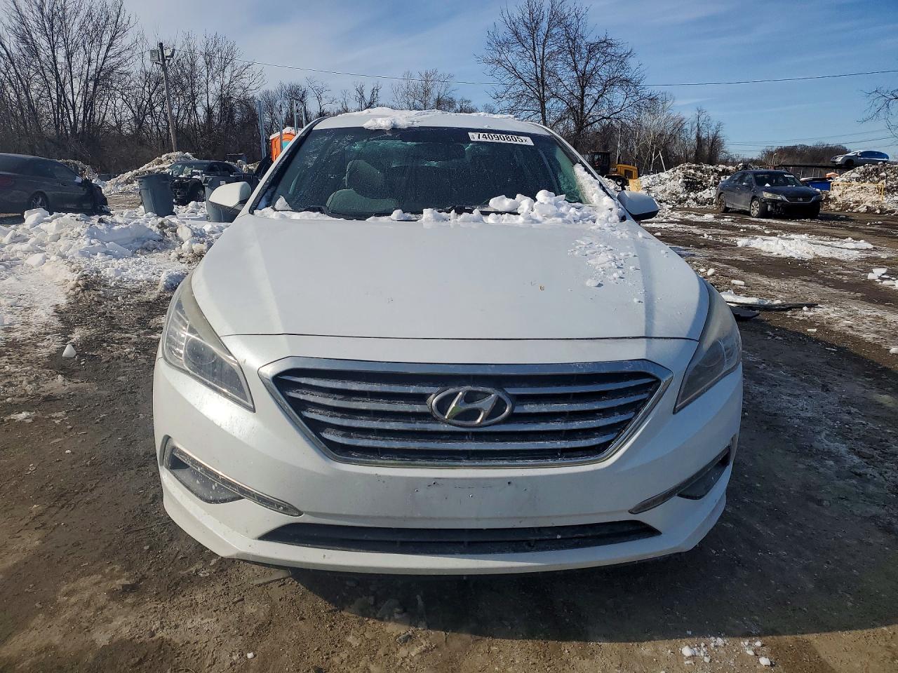 2015 Hyundai Sonata Se White vin: 5NPE24AF1FH201878