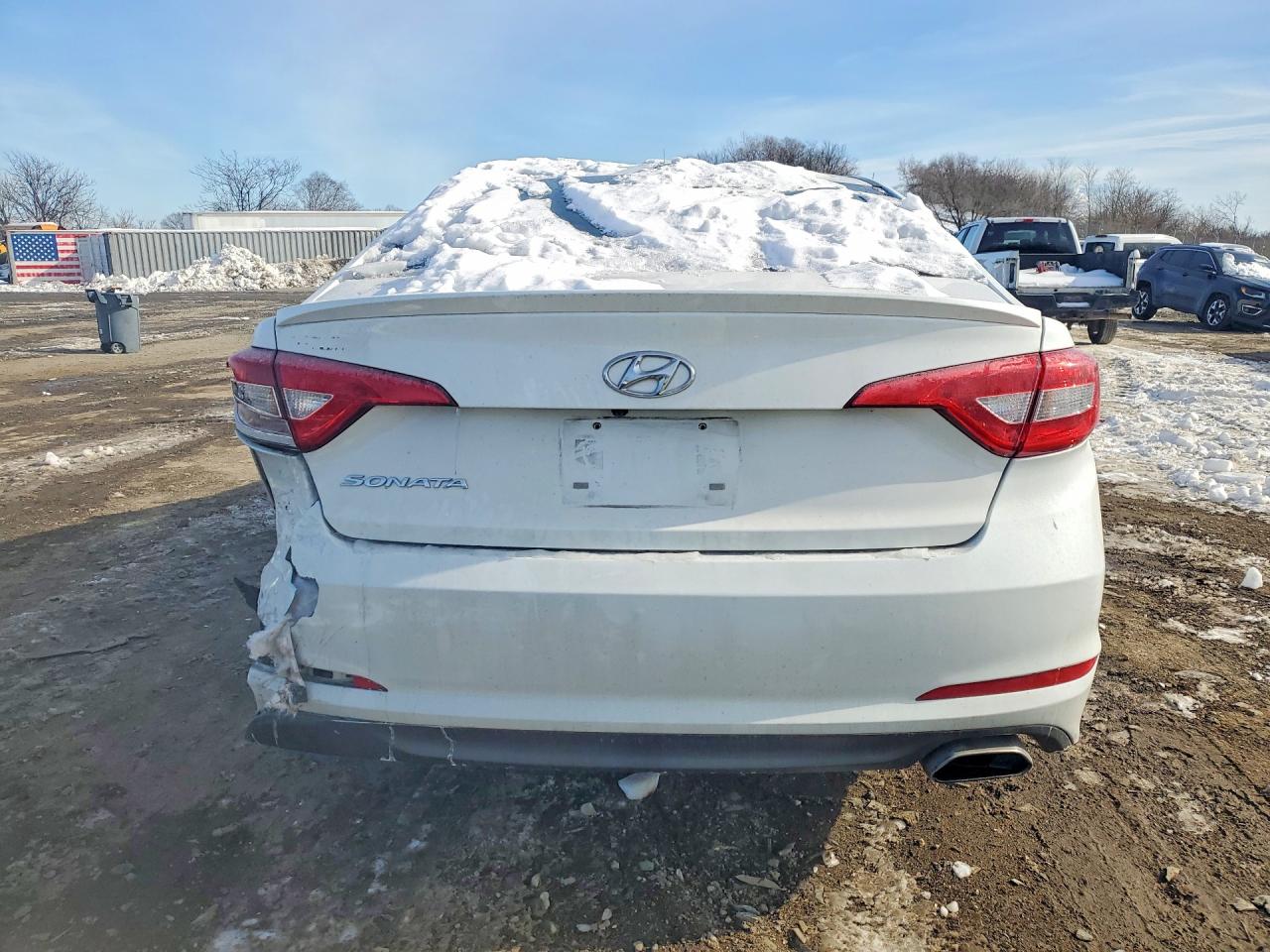 2015 Hyundai Sonata Se White vin: 5NPE24AF1FH201878