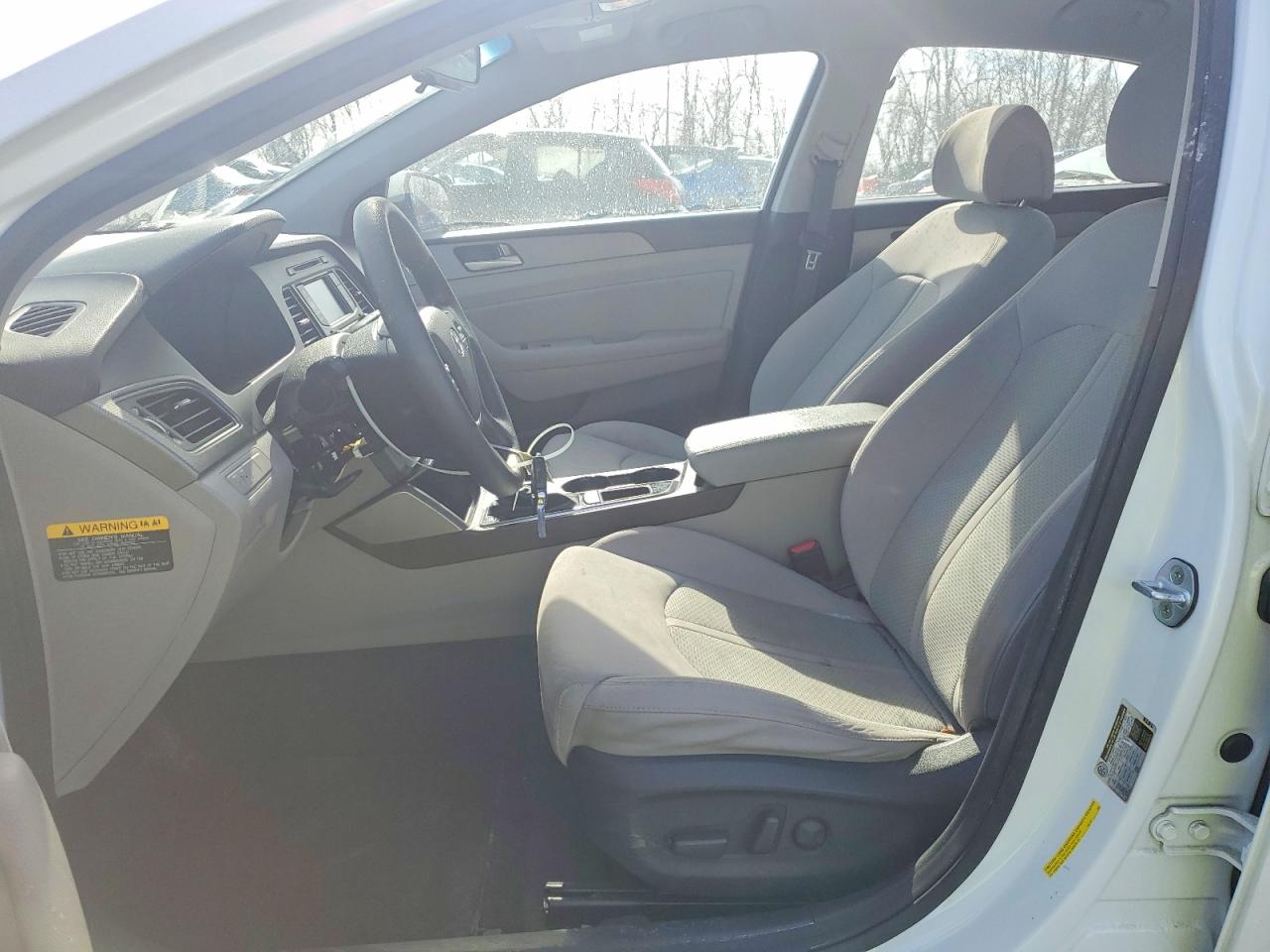 2015 Hyundai Sonata Se White vin: 5NPE24AF1FH201878