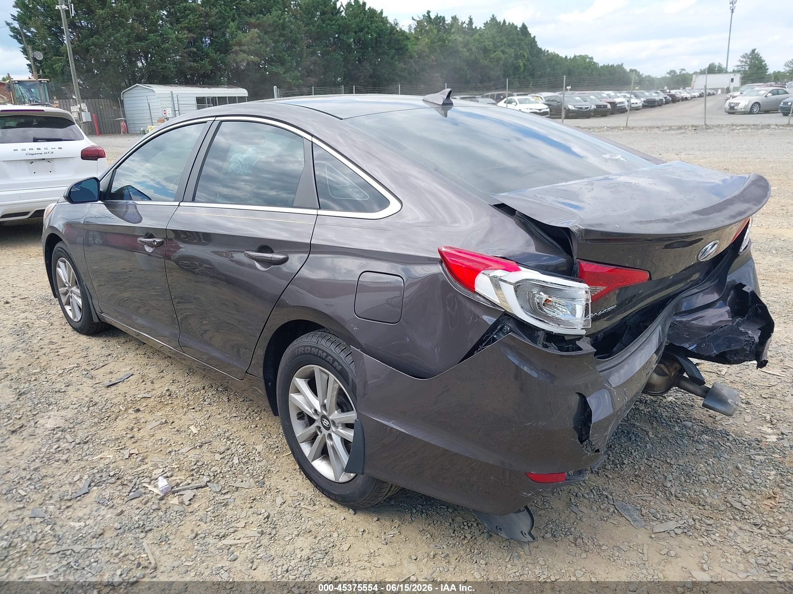 2015 Hyundai Sonata Se Brown vin: 5NPE24AF1FH207485