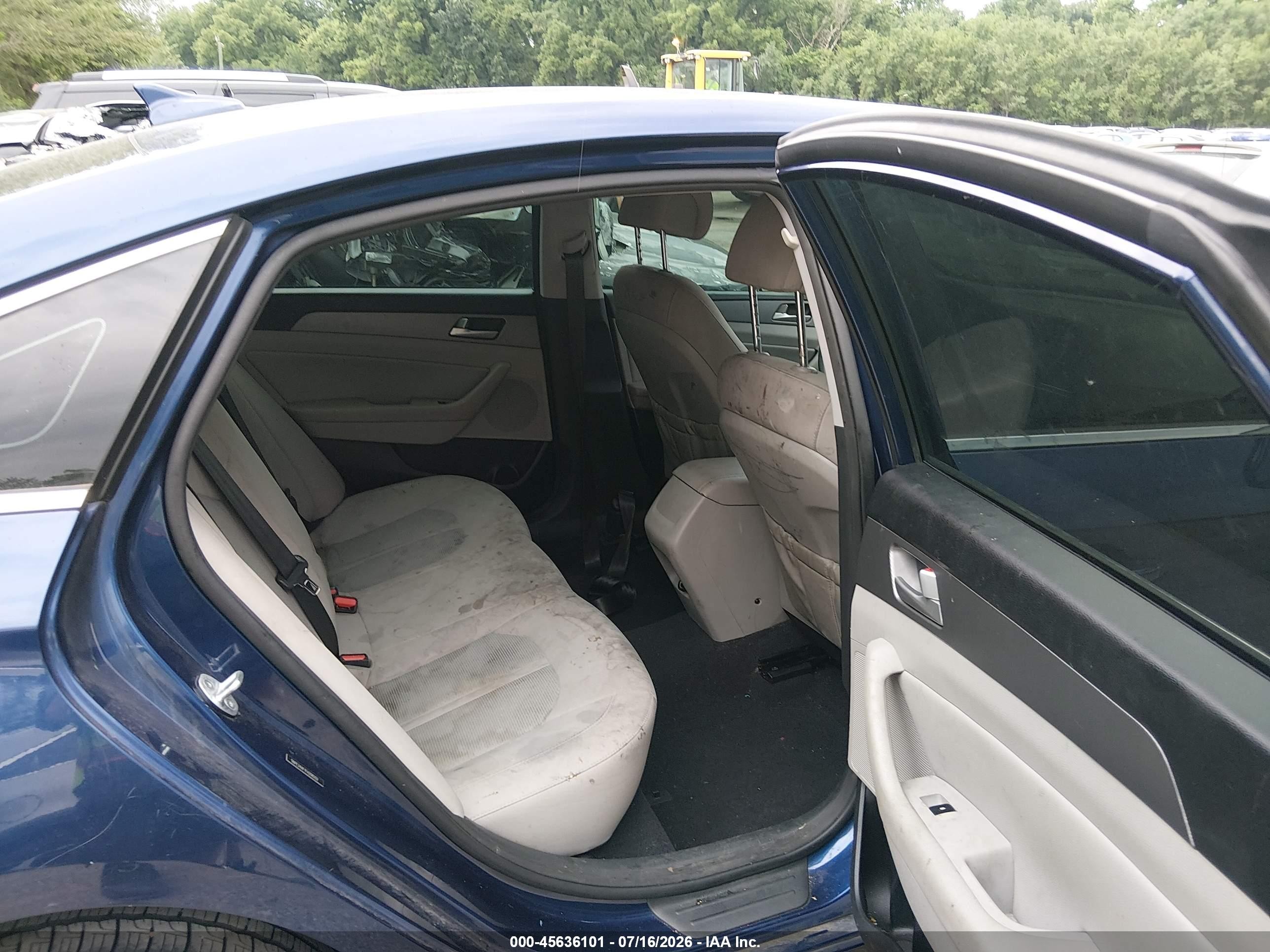 2015 Hyundai Sonata Se Blue vin: 5NPE24AF1FH208202