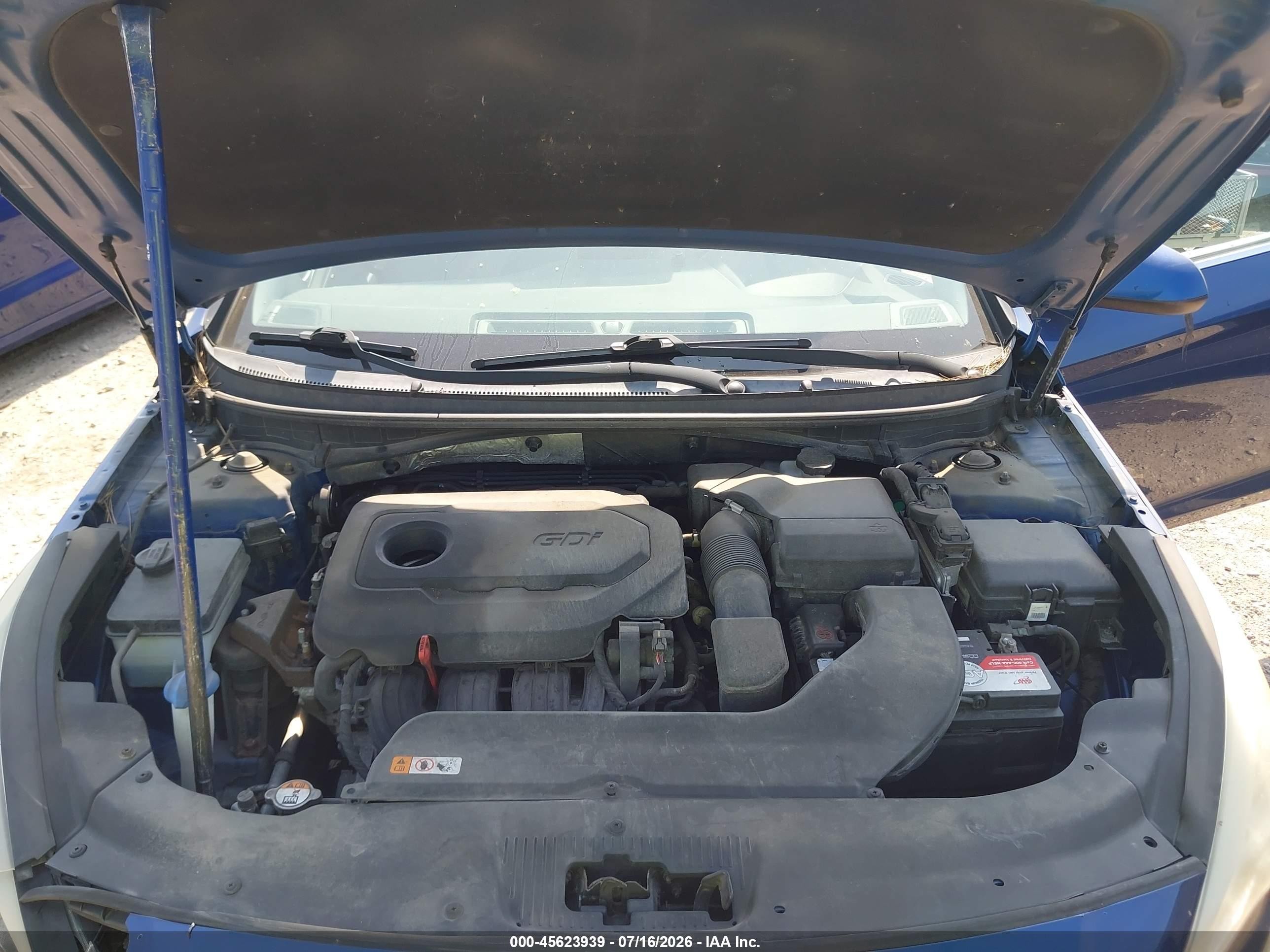 2015 Hyundai Sonata Se Blue vin: 5NPE24AF1FH209463