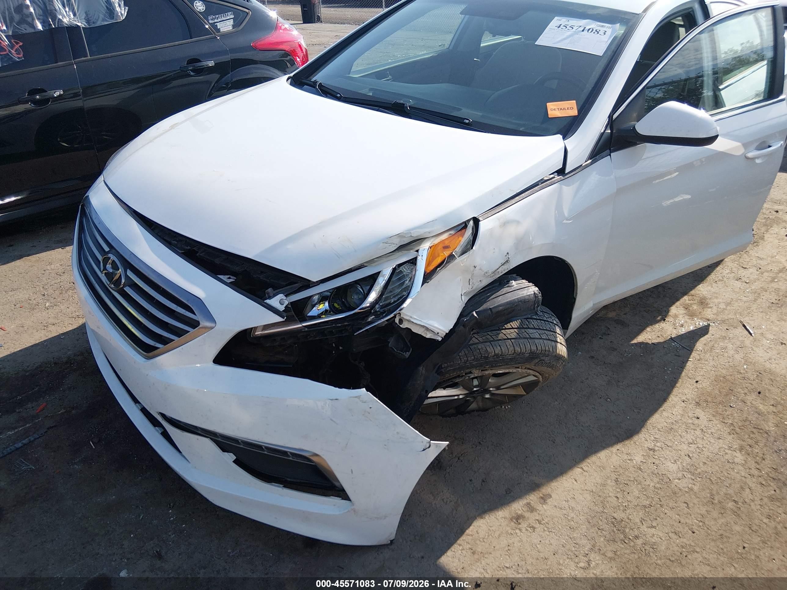 2015 Hyundai Sonata Se White vin: 5NPE24AF1FH212069