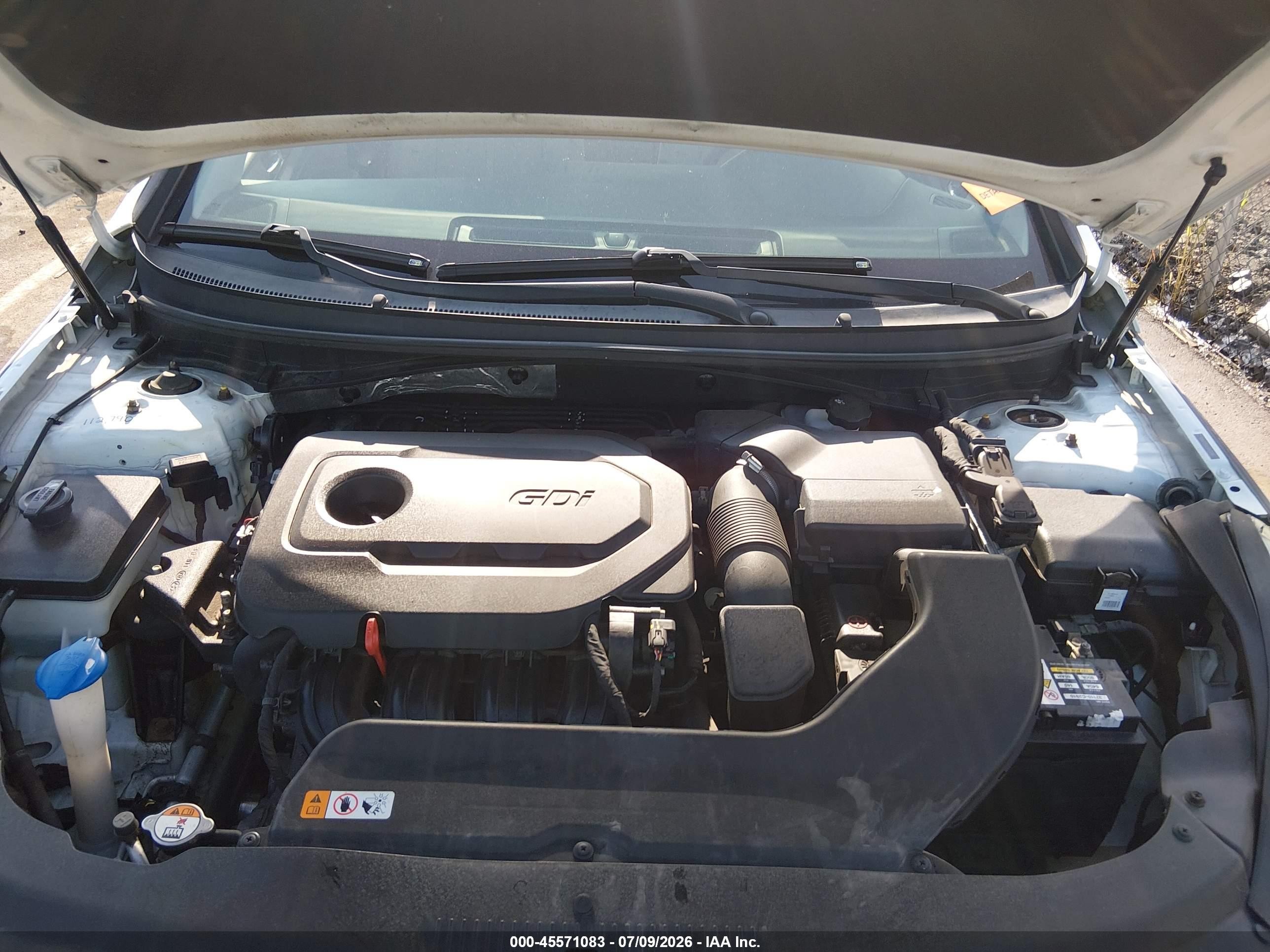 2015 Hyundai Sonata Se White vin: 5NPE24AF1FH212069