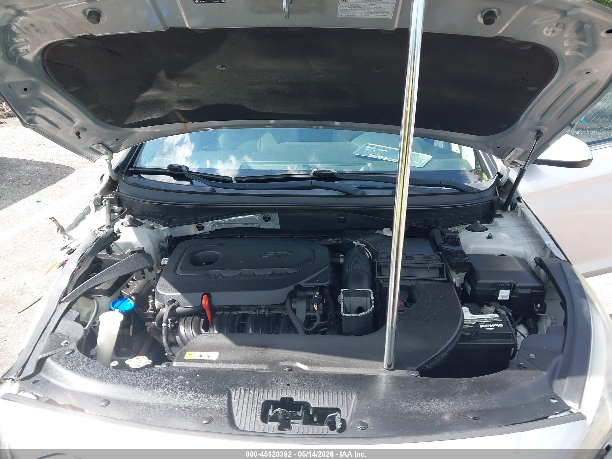 2015 Hyundai Sonata Se Silver vin: 5NPE24AF1FH217787