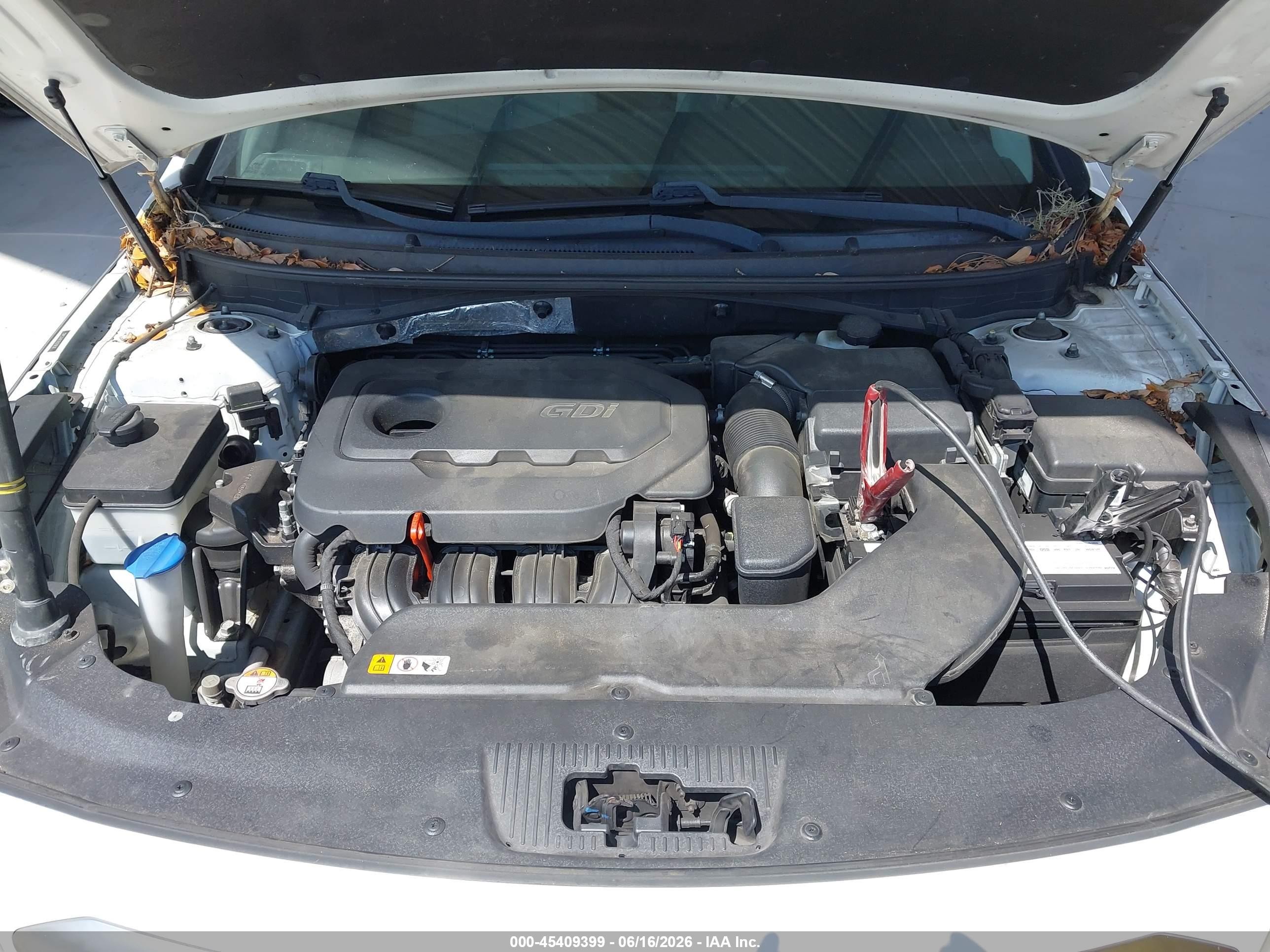 2015 Hyundai Sonata Se White vin: 5NPE24AF1FH219636