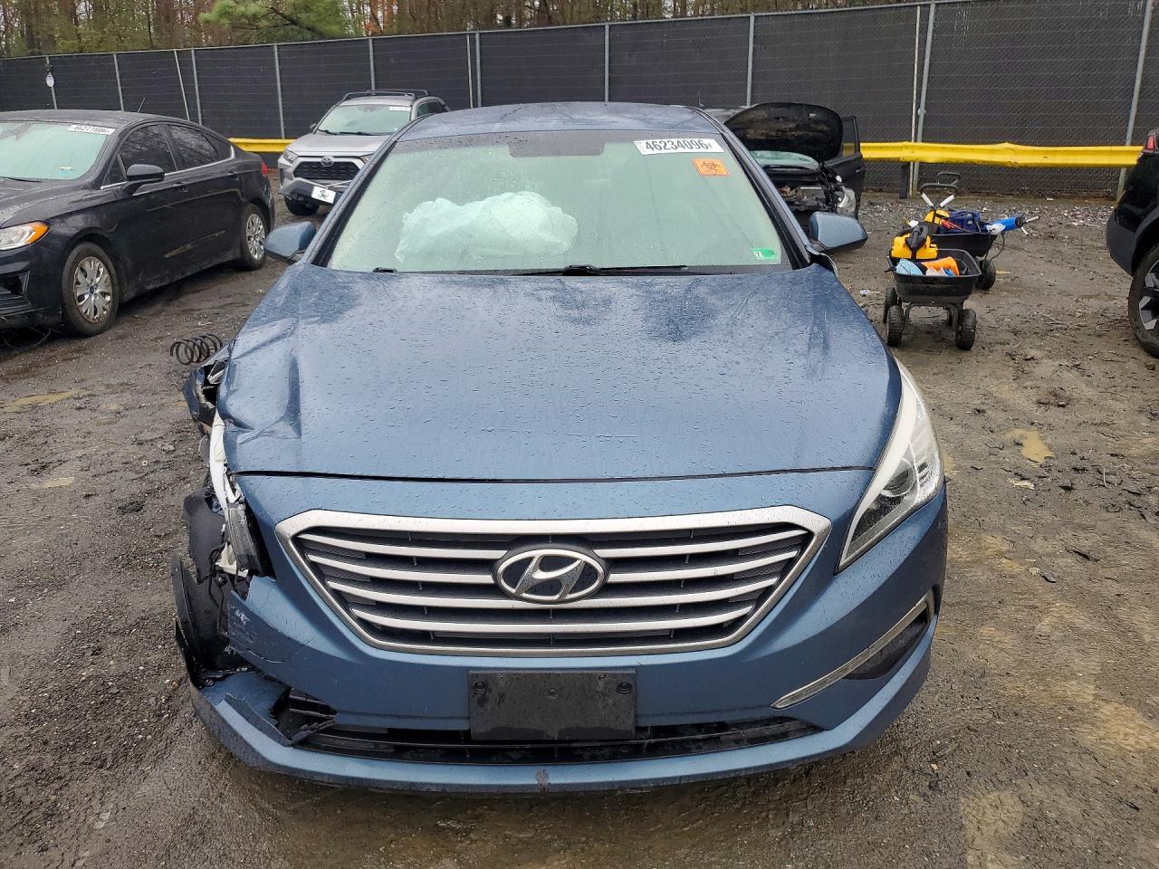 2015 Hyundai Sonata Se Синий vin: 5NPE24AF1FH221144