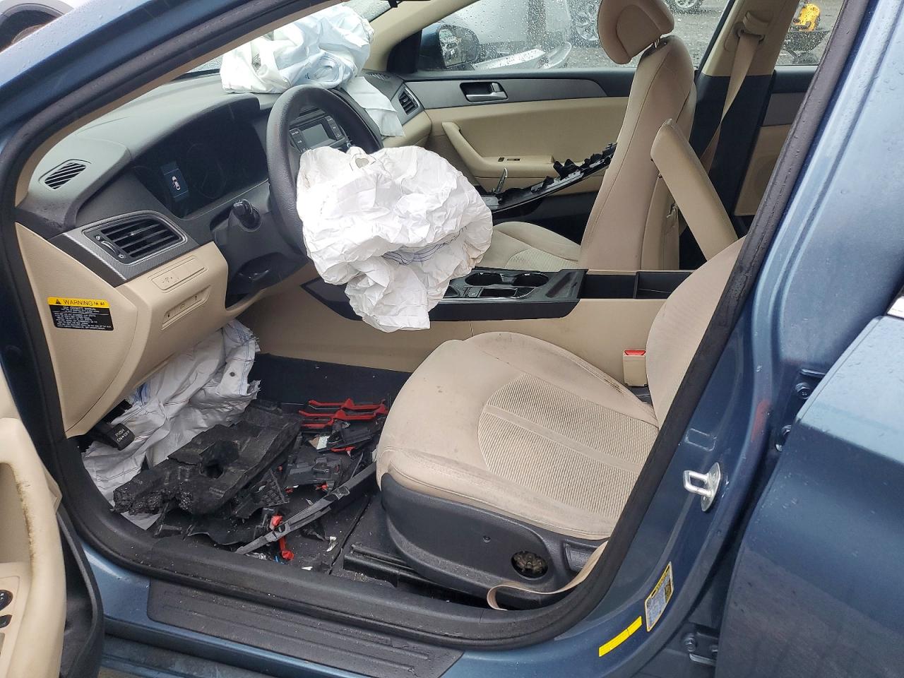 2015 Hyundai Sonata Se Синий vin: 5NPE24AF1FH221144