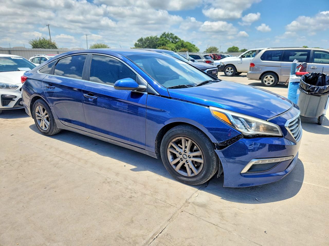 2015 Hyundai Sonata Se Blue vin: 5NPE24AF1FH225744