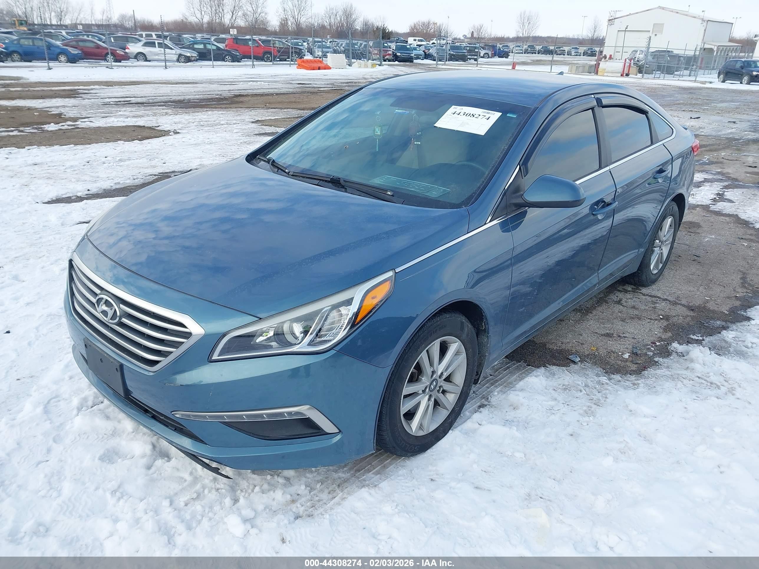 2015 Hyundai Sonata Se Light Blue vin: 5NPE24AF1FH228143