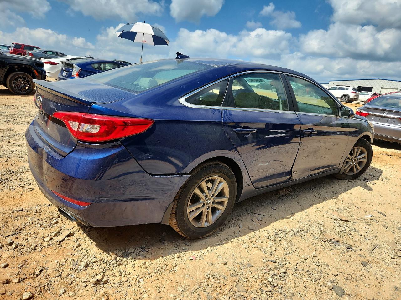 2015 Hyundai Sonata Blue vin: 5NPE24AF1FH234721