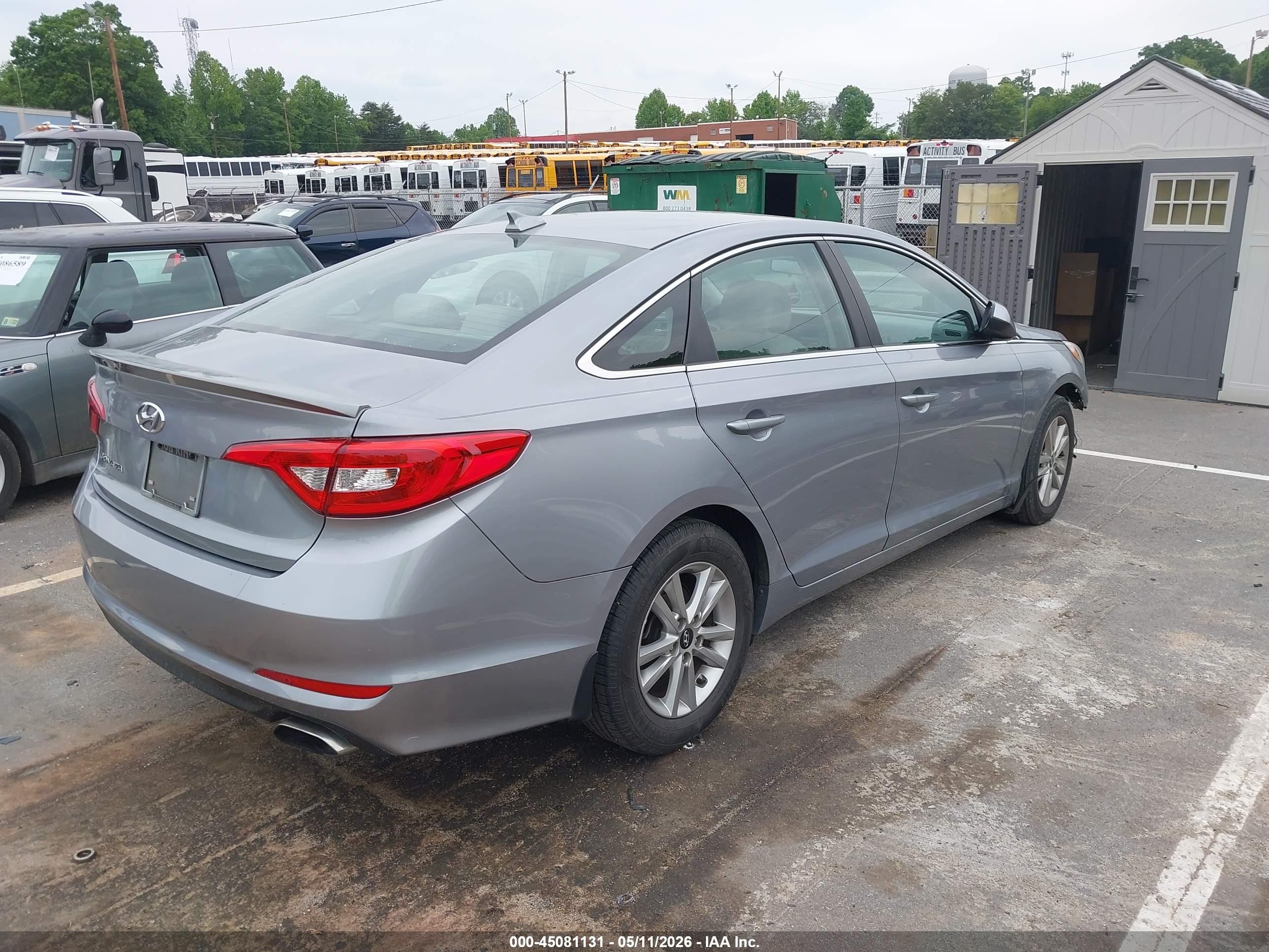 2015 Hyundai Sonata Se Silver vin: 5NPE24AF1FH258243