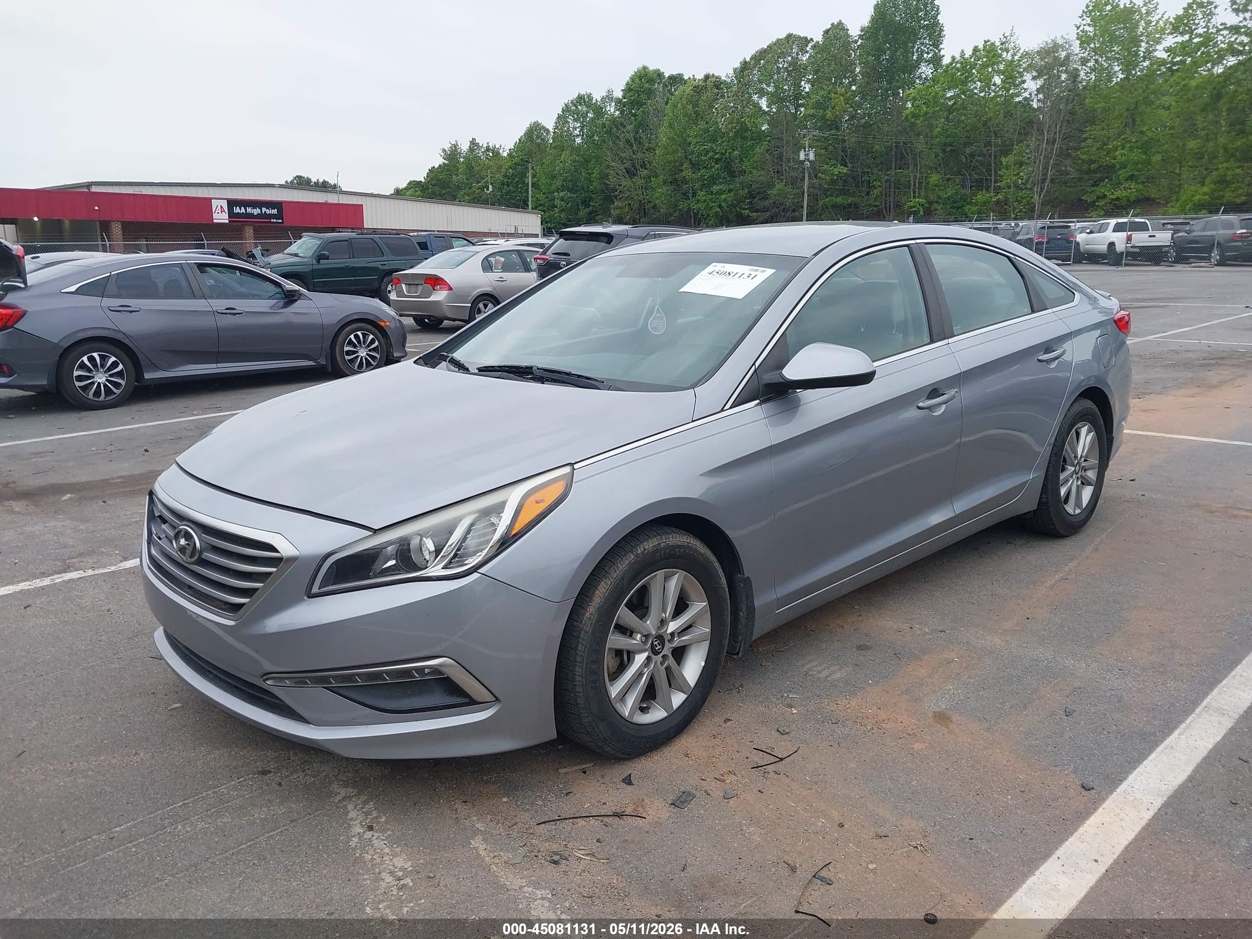 2015 Hyundai Sonata Se Silver vin: 5NPE24AF1FH258243