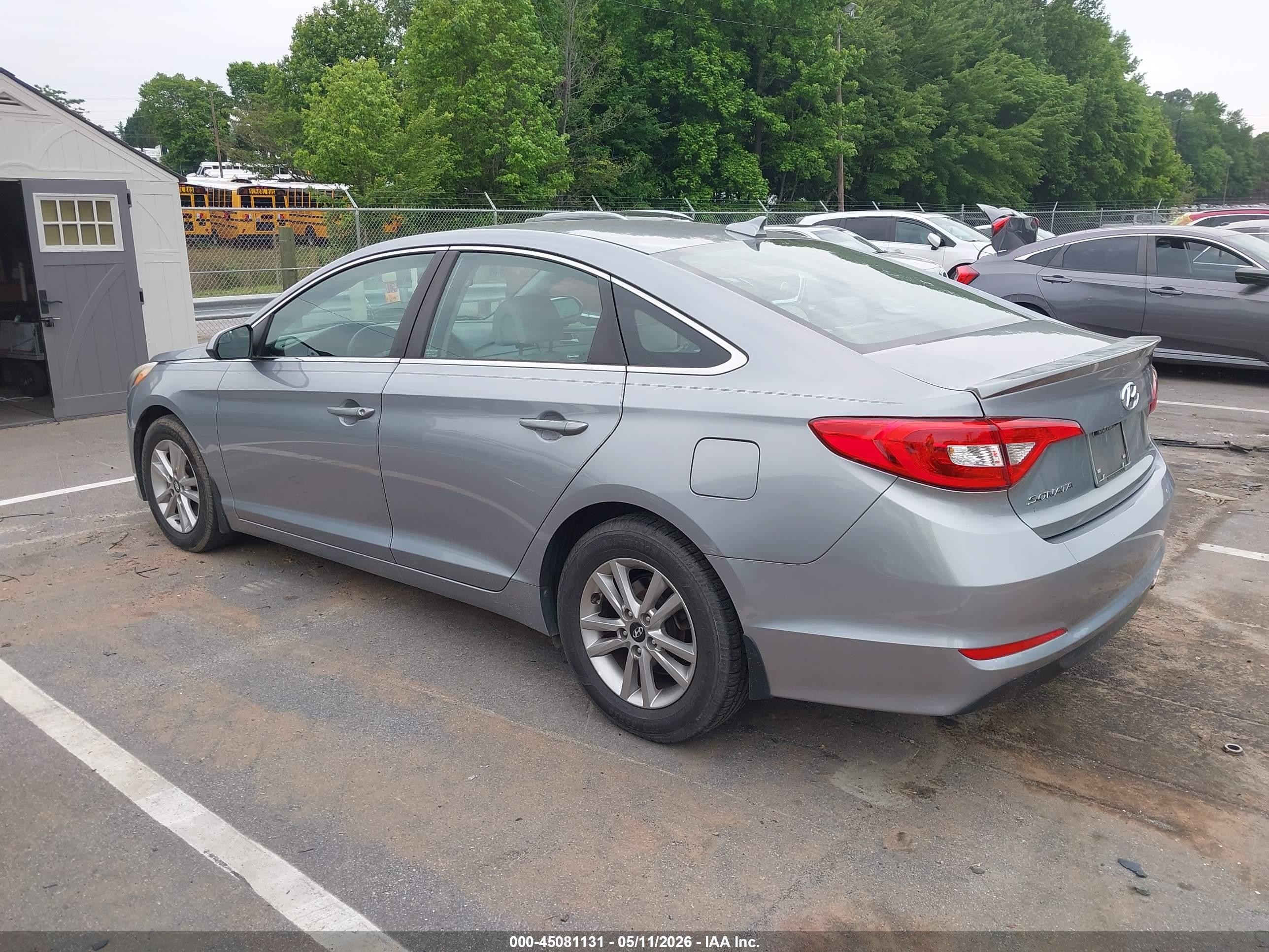 2015 Hyundai Sonata Se Silver vin: 5NPE24AF1FH258243