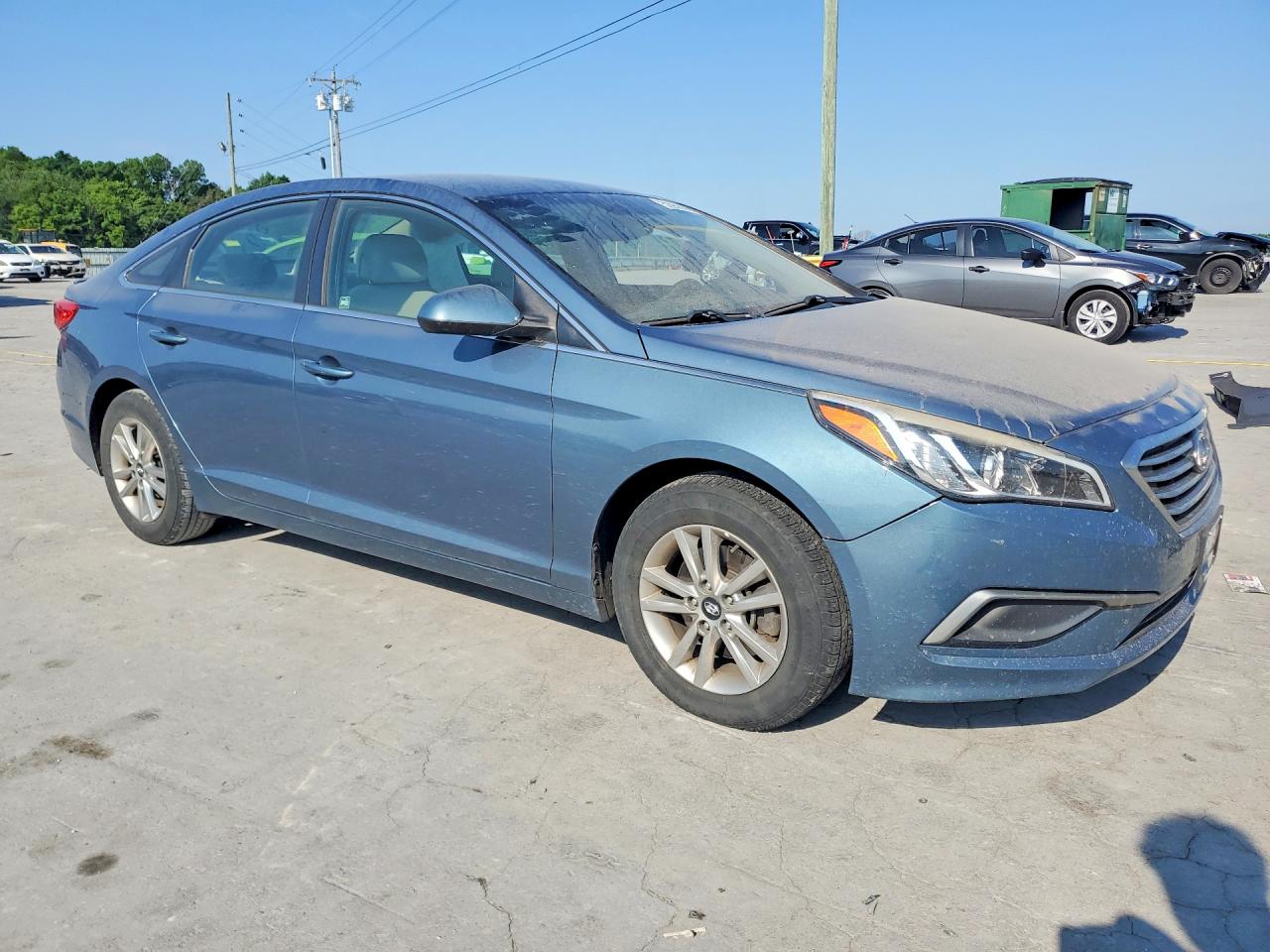2016 Hyundai Sonata Se Blue vin: 5NPE24AF1GH301559