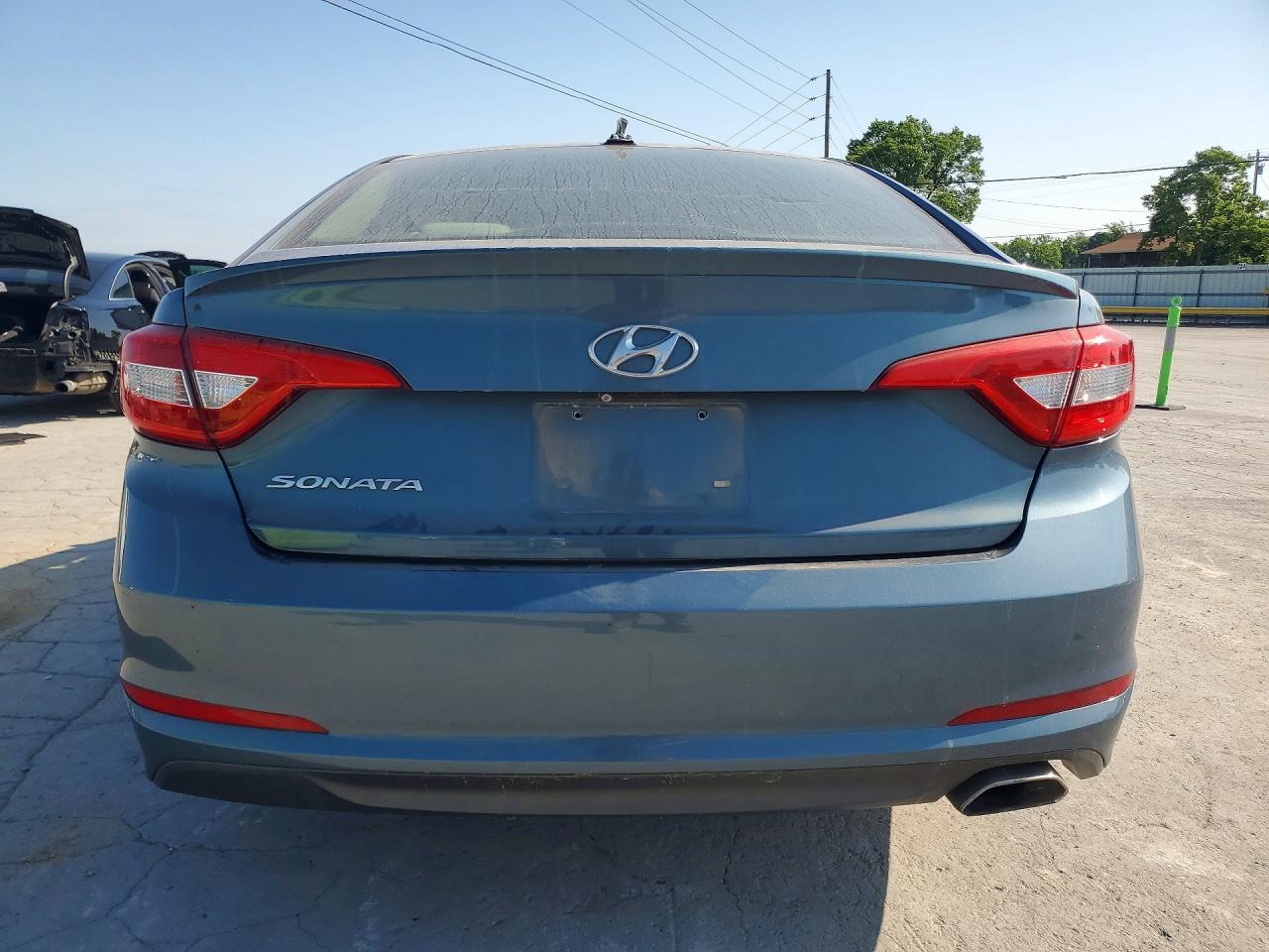 2016 Hyundai Sonata Se Blue vin: 5NPE24AF1GH301559