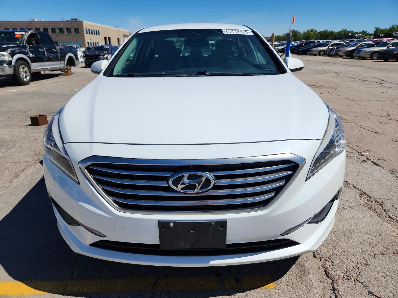 2016 Hyundai Sonata Se White vin: 5NPE24AF1GH341446