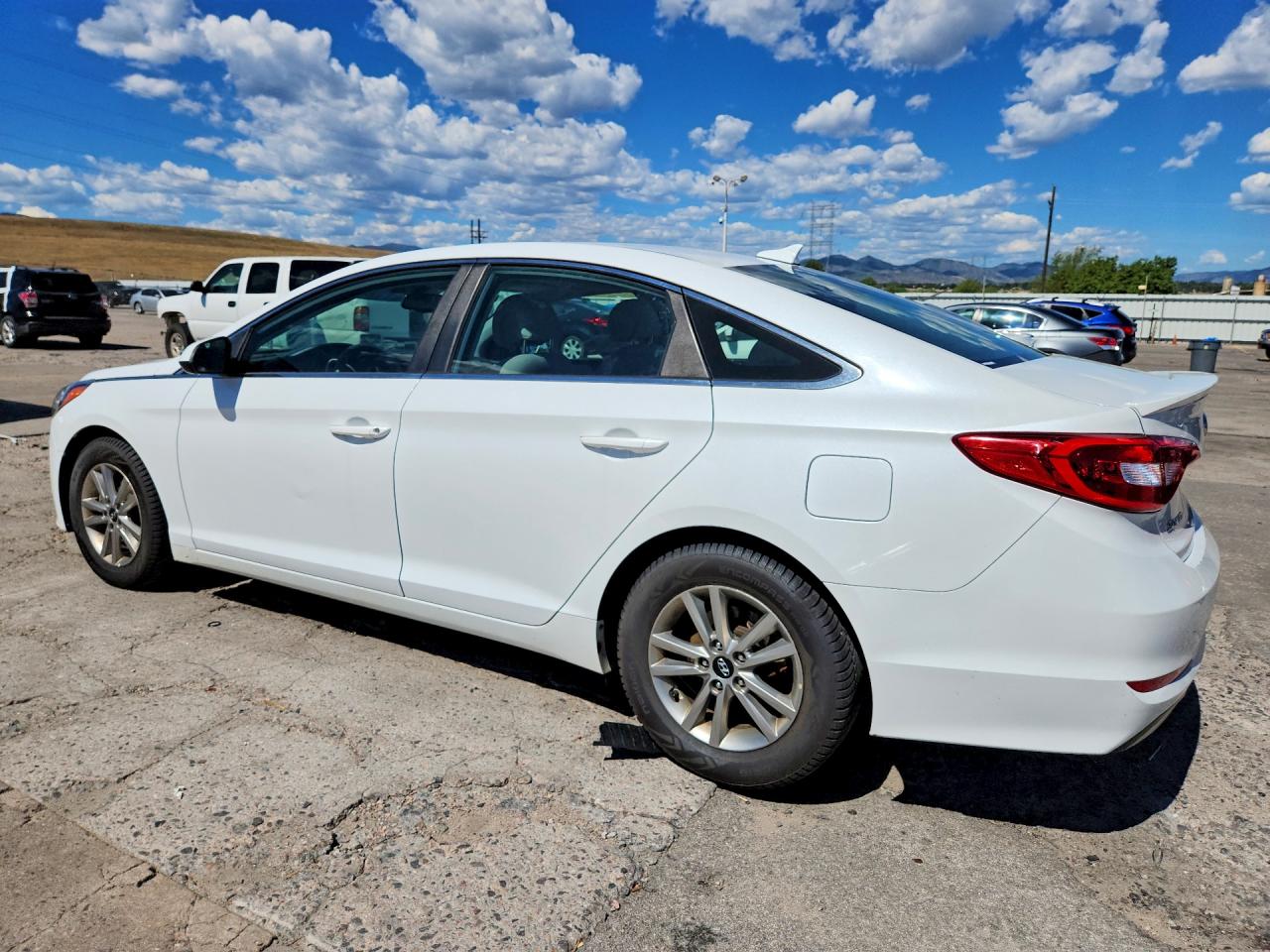 2016 Hyundai Sonata Se White vin: 5NPE24AF1GH341446