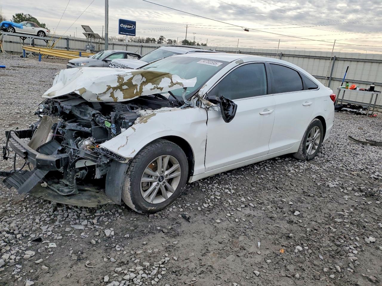 2017 Hyundai Sonata Se White vin: 5NPE24AF1HH516845