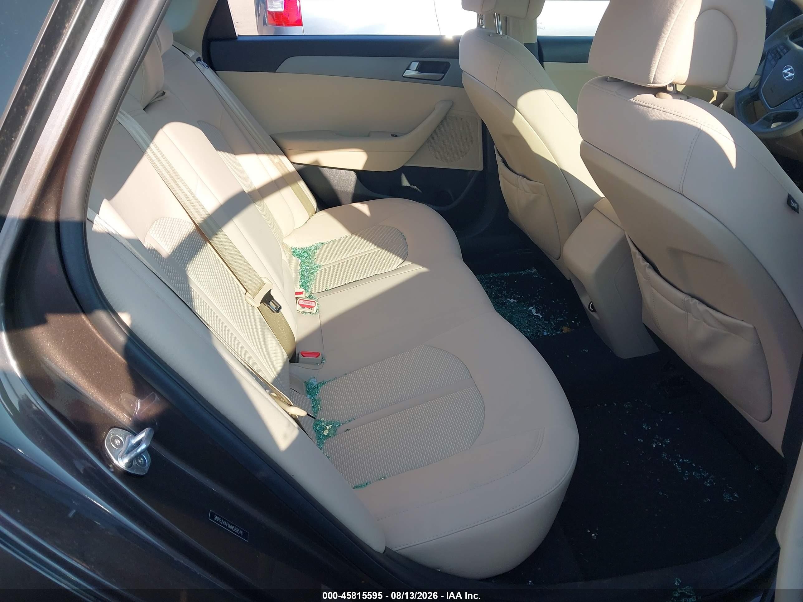 2017 Hyundai Sonata Se Gray vin: 5NPE24AF1HH588516