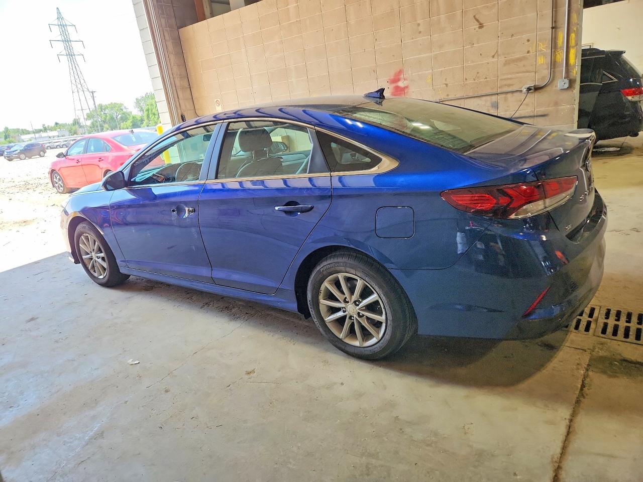 2018 Hyundai Sonata Se Синий vin: 5NPE24AF1JH719773
