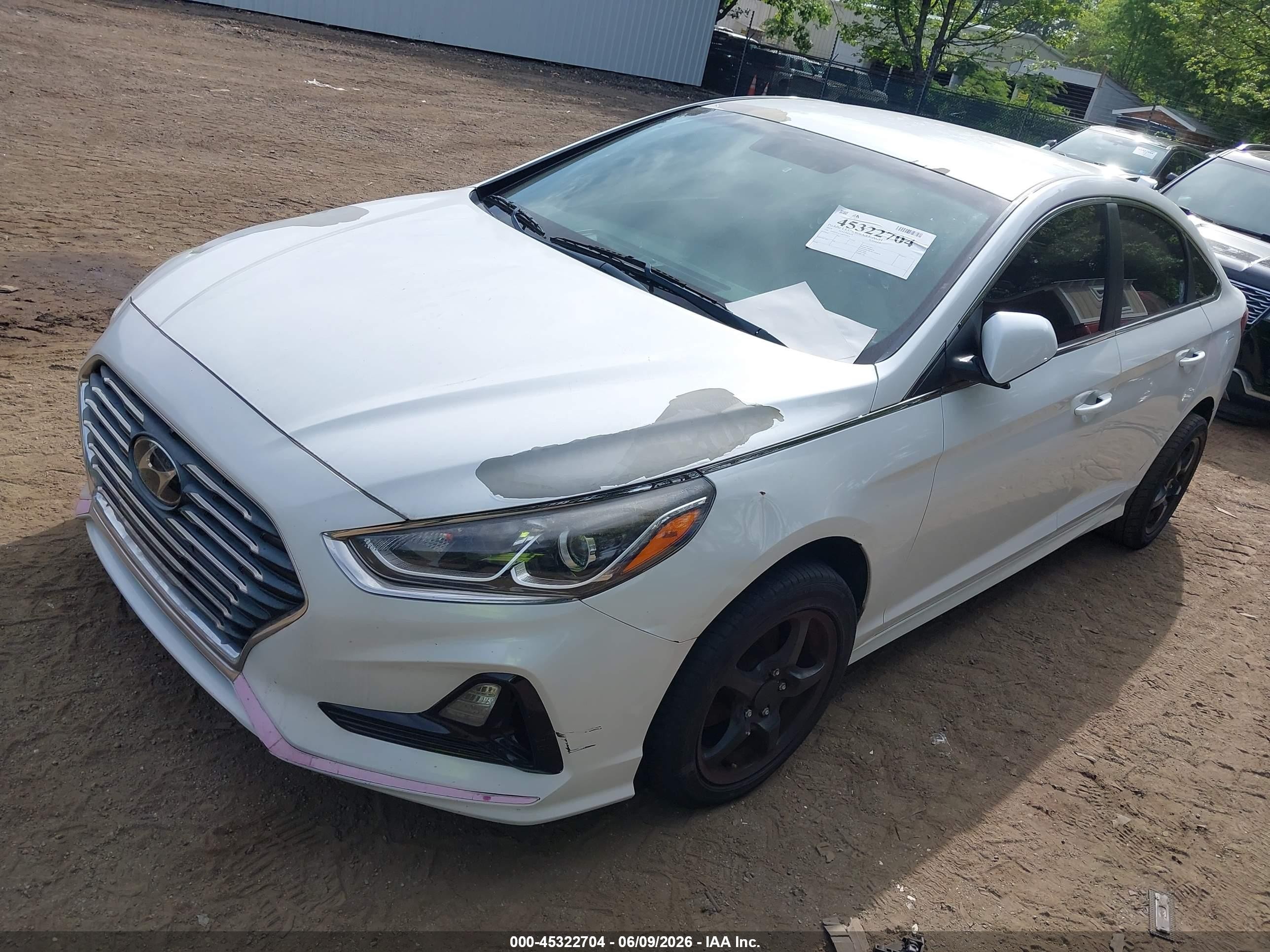 2018 Hyundai Sonata Se Белый vin: 5NPE24AF1JH725461