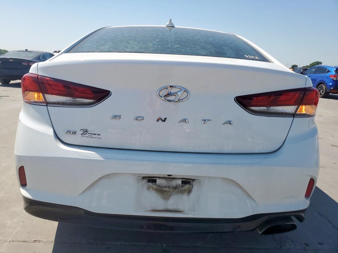 2019 Hyundai Sonata Se White vin: 5NPE24AF1KH756470