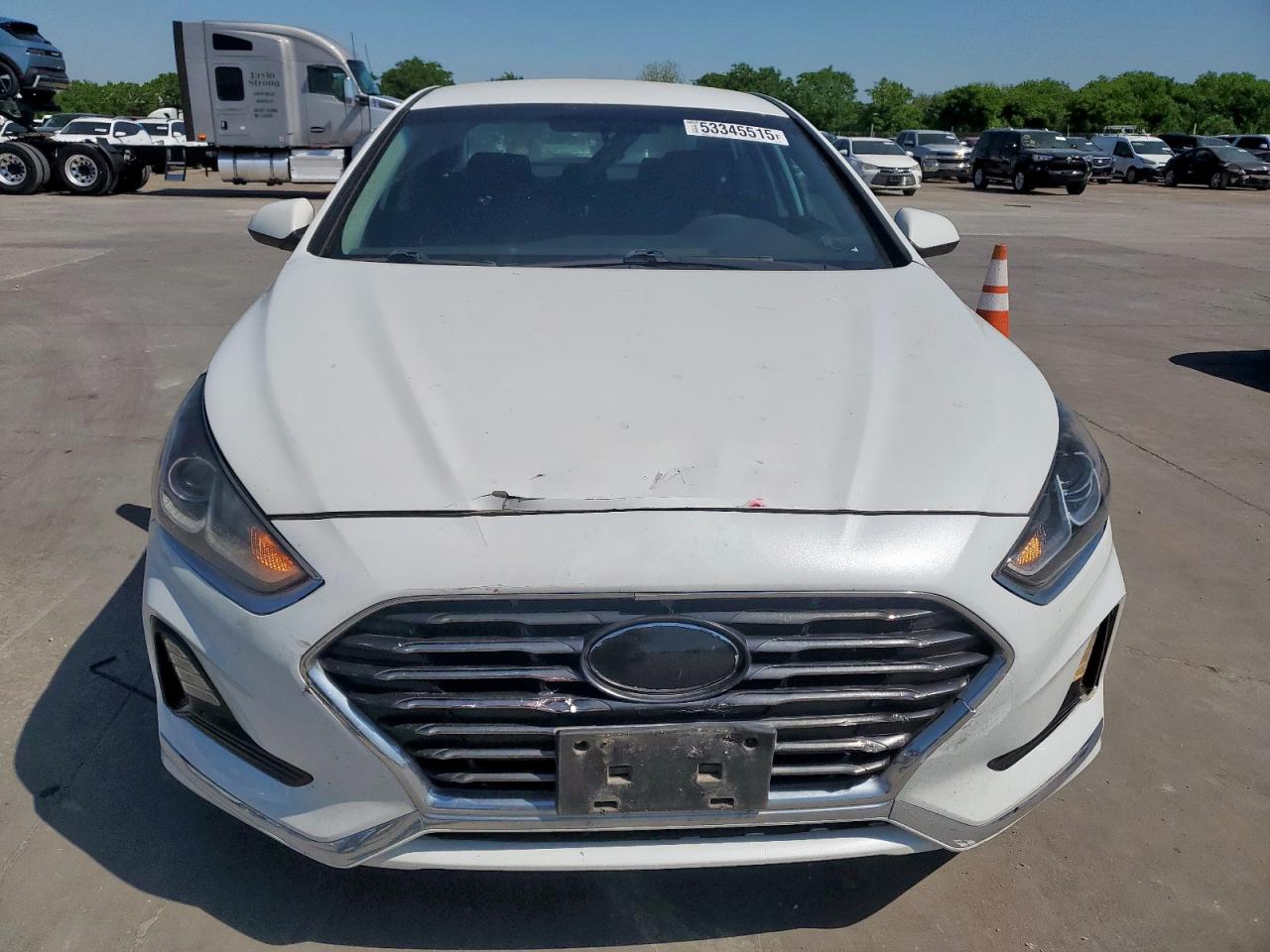 2019 Hyundai Sonata Se White vin: 5NPE24AF1KH756470
