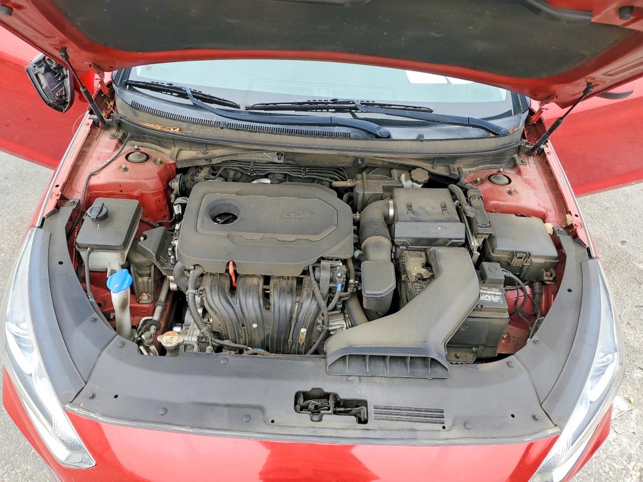 2019 Hyundai Sonata Se Red vin: 5NPE24AF1KH766593
