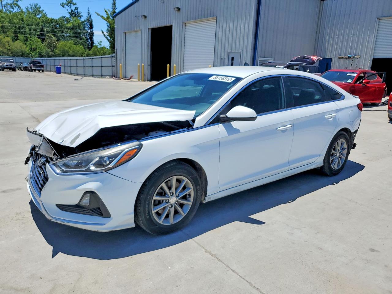 2019 Hyundai Sonata Se White vin: 5NPE24AF1KH770188