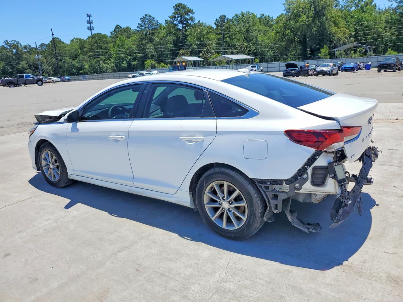 2019 Hyundai Sonata Se White vin: 5NPE24AF1KH770188