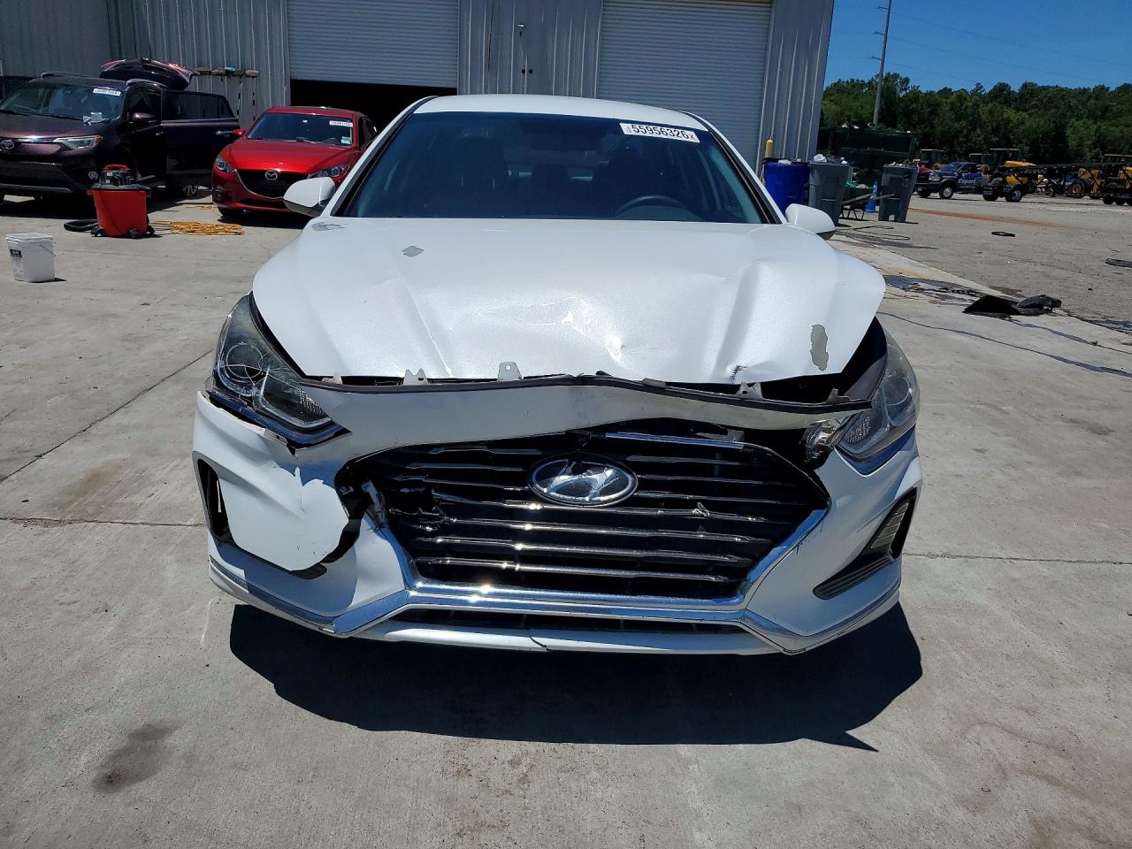 2019 Hyundai Sonata Se White vin: 5NPE24AF1KH770188