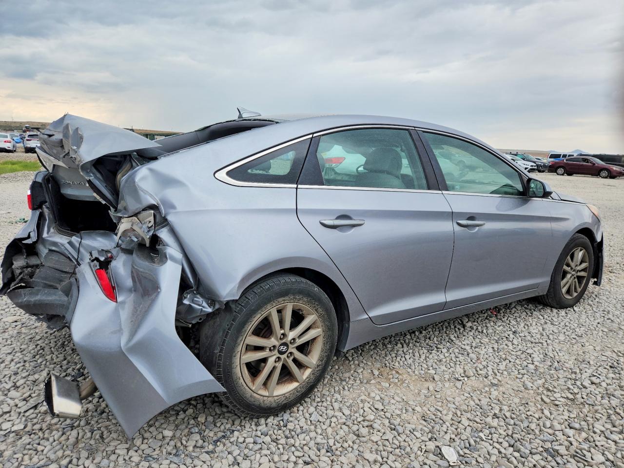 2015 Hyundai Sonata Se Gray vin: 5NPE24AF2FH004962