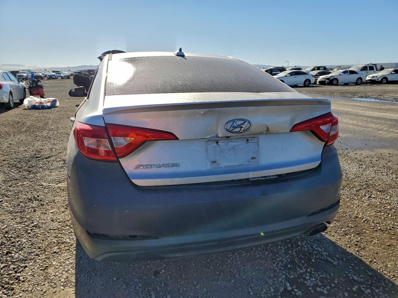 2015 Hyundai Sonata Se Silver vin: 5NPE24AF2FH010373