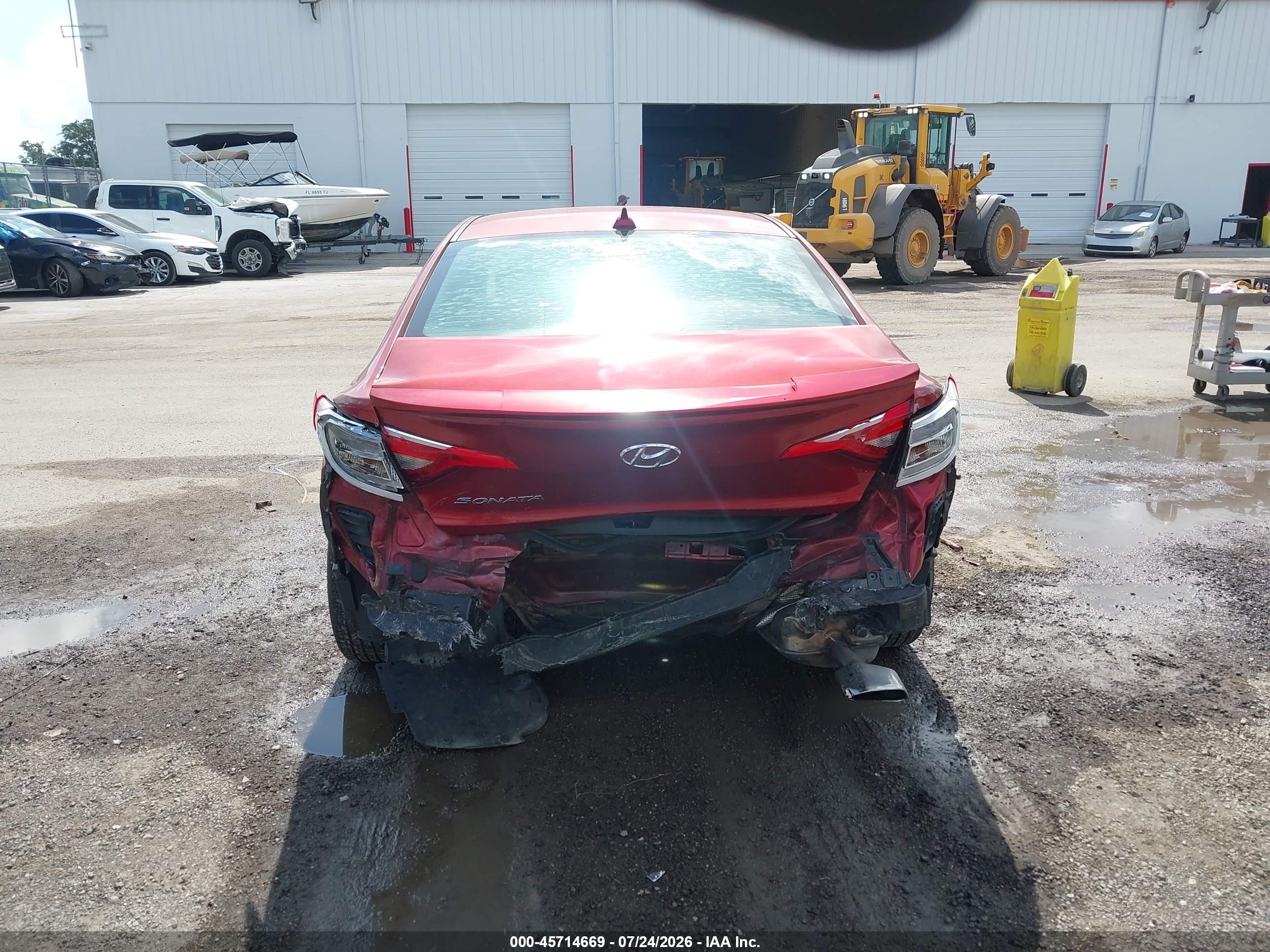 2015 Hyundai Sonata Se Red vin: 5NPE24AF2FH015945