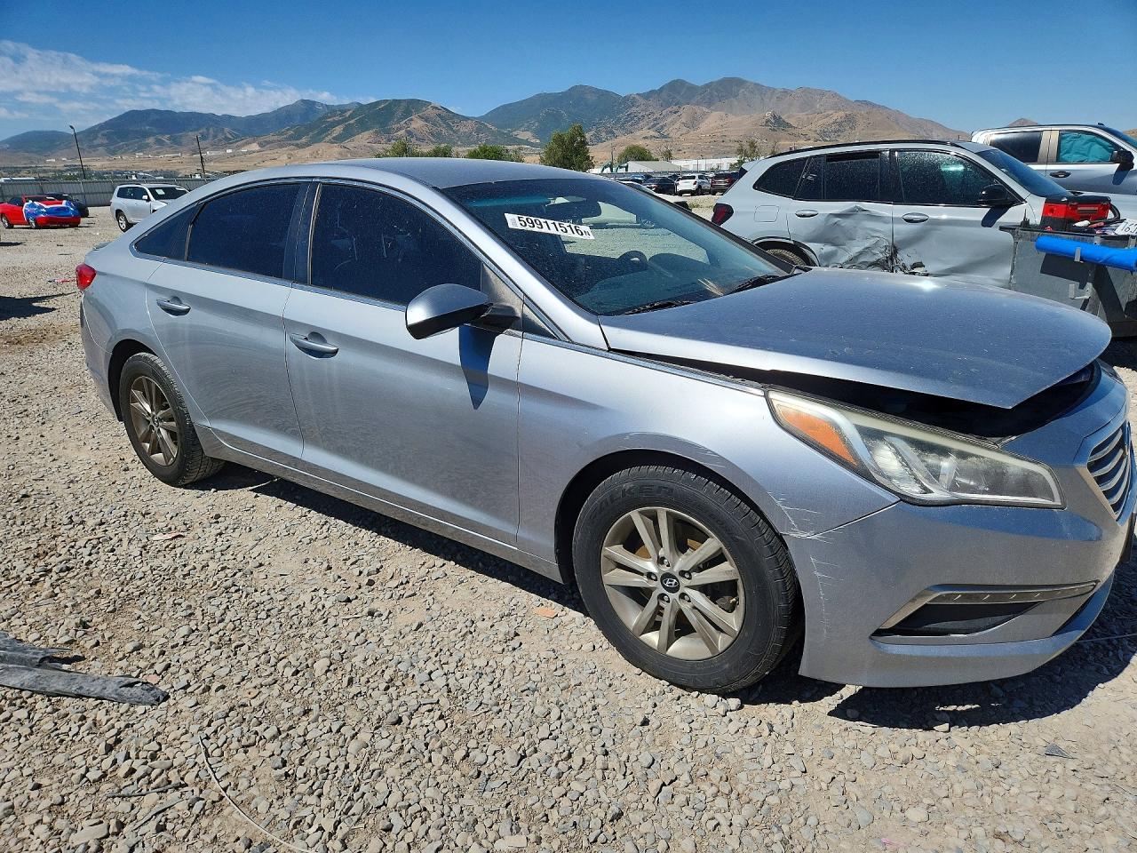 2015 Hyundai Sonata Se Серебряный vin: 5NPE24AF2FH017663