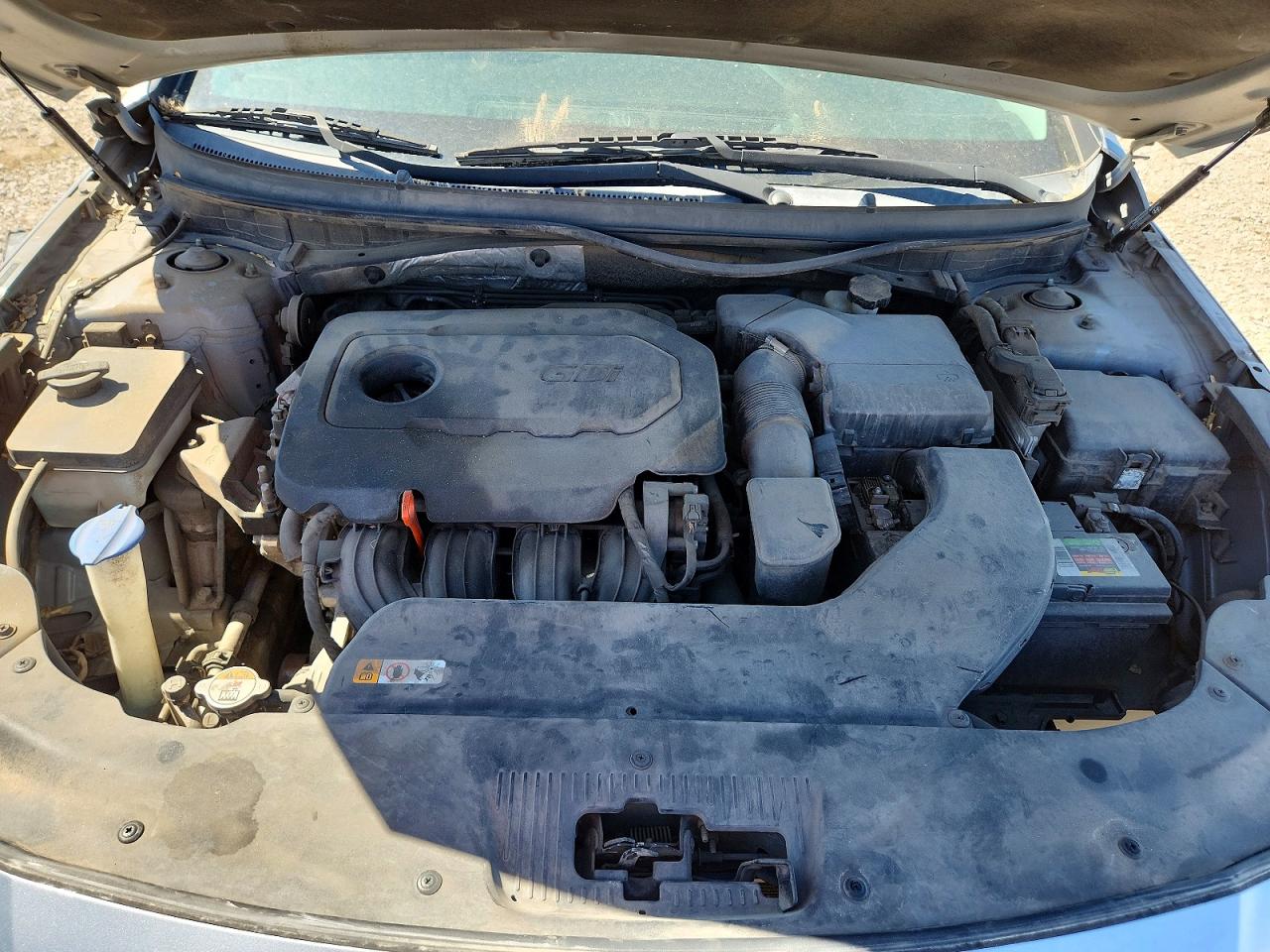 2015 Hyundai Sonata Se Серебряный vin: 5NPE24AF2FH017663
