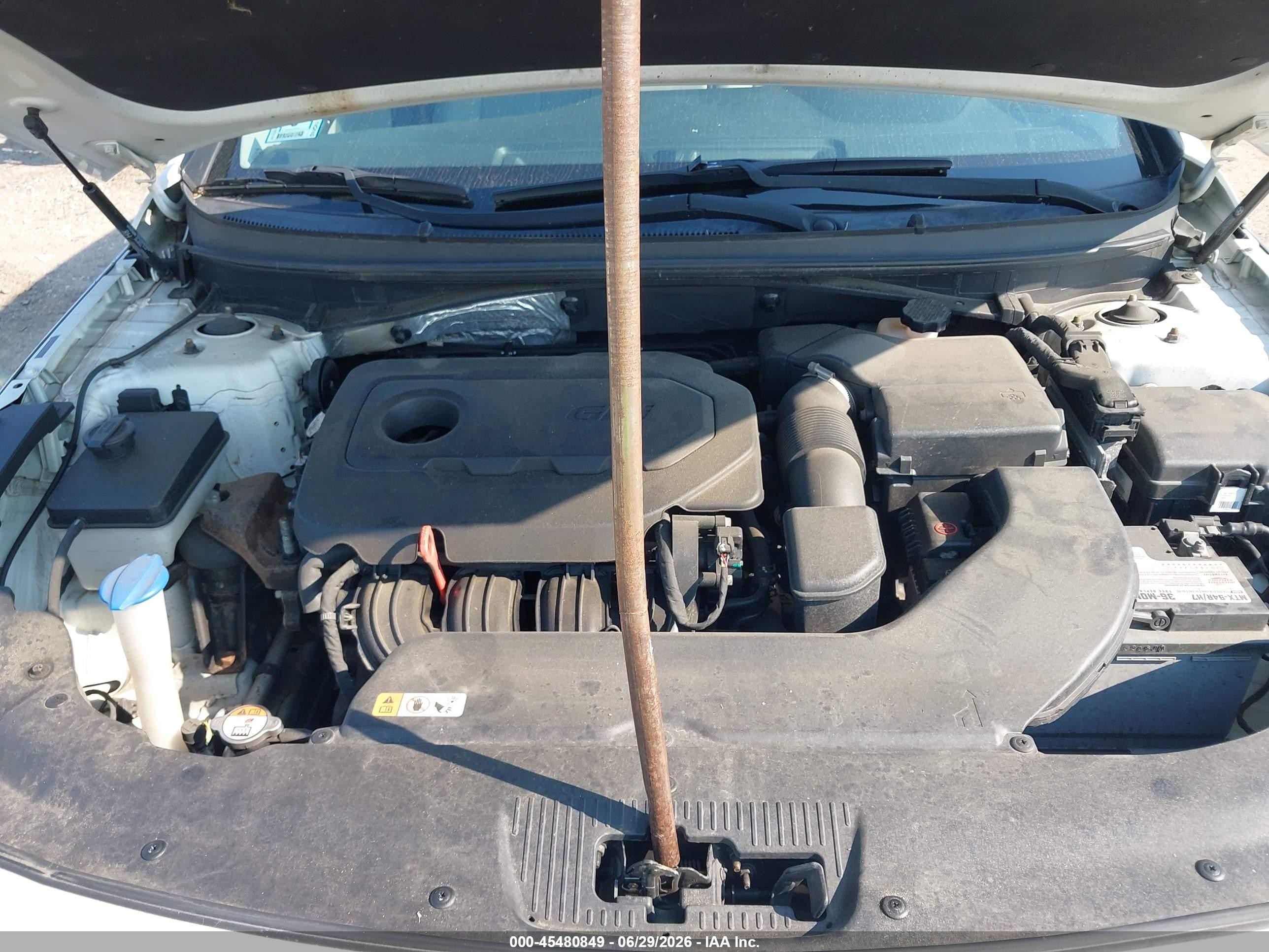 2015 Hyundai Sonata Se White vin: 5NPE24AF2FH022345