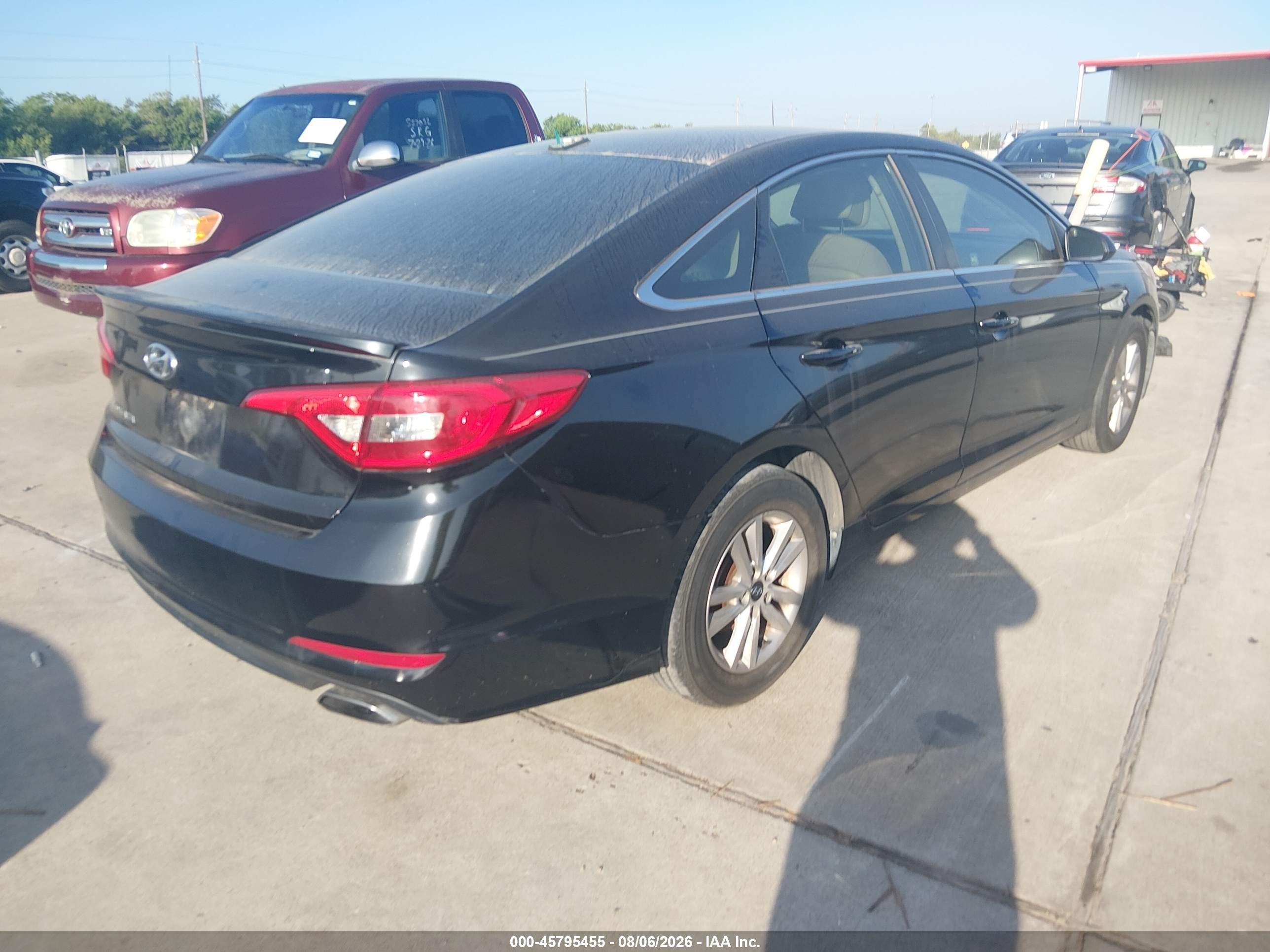 2015 Hyundai Sonata Se Black vin: 5NPE24AF2FH025021