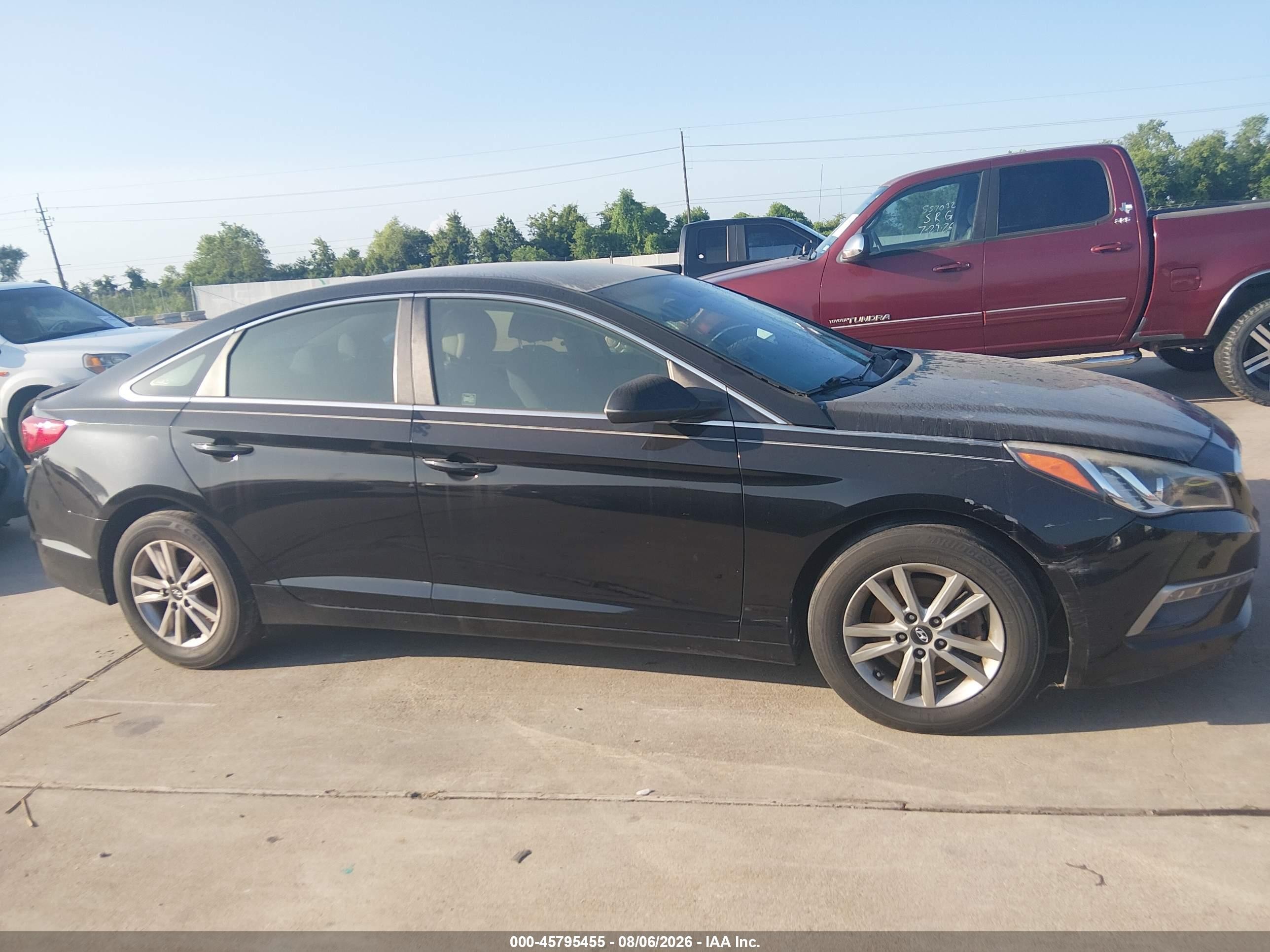 2015 Hyundai Sonata Se Black vin: 5NPE24AF2FH025021