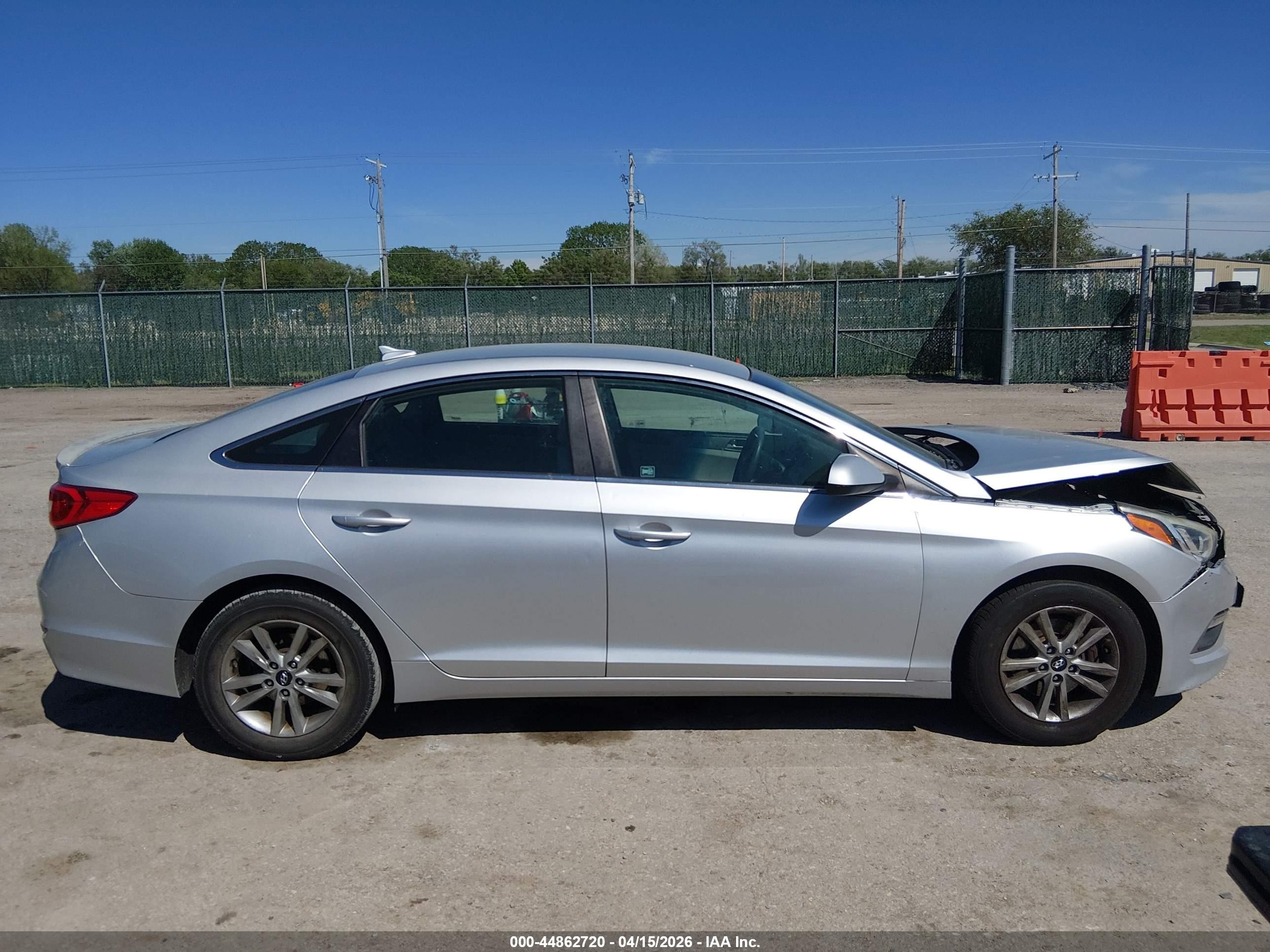 2015 Hyundai Sonata Se Silver vin: 5NPE24AF2FH039212