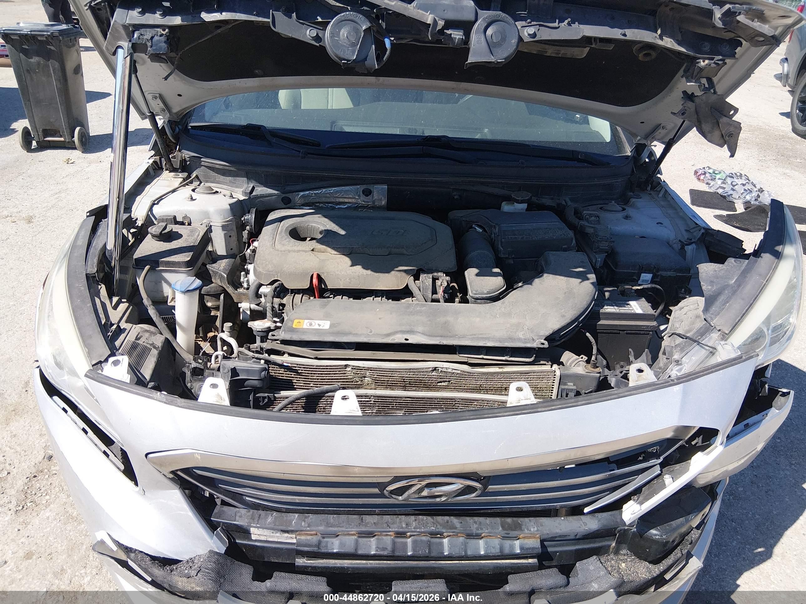 2015 Hyundai Sonata Se Silver vin: 5NPE24AF2FH039212