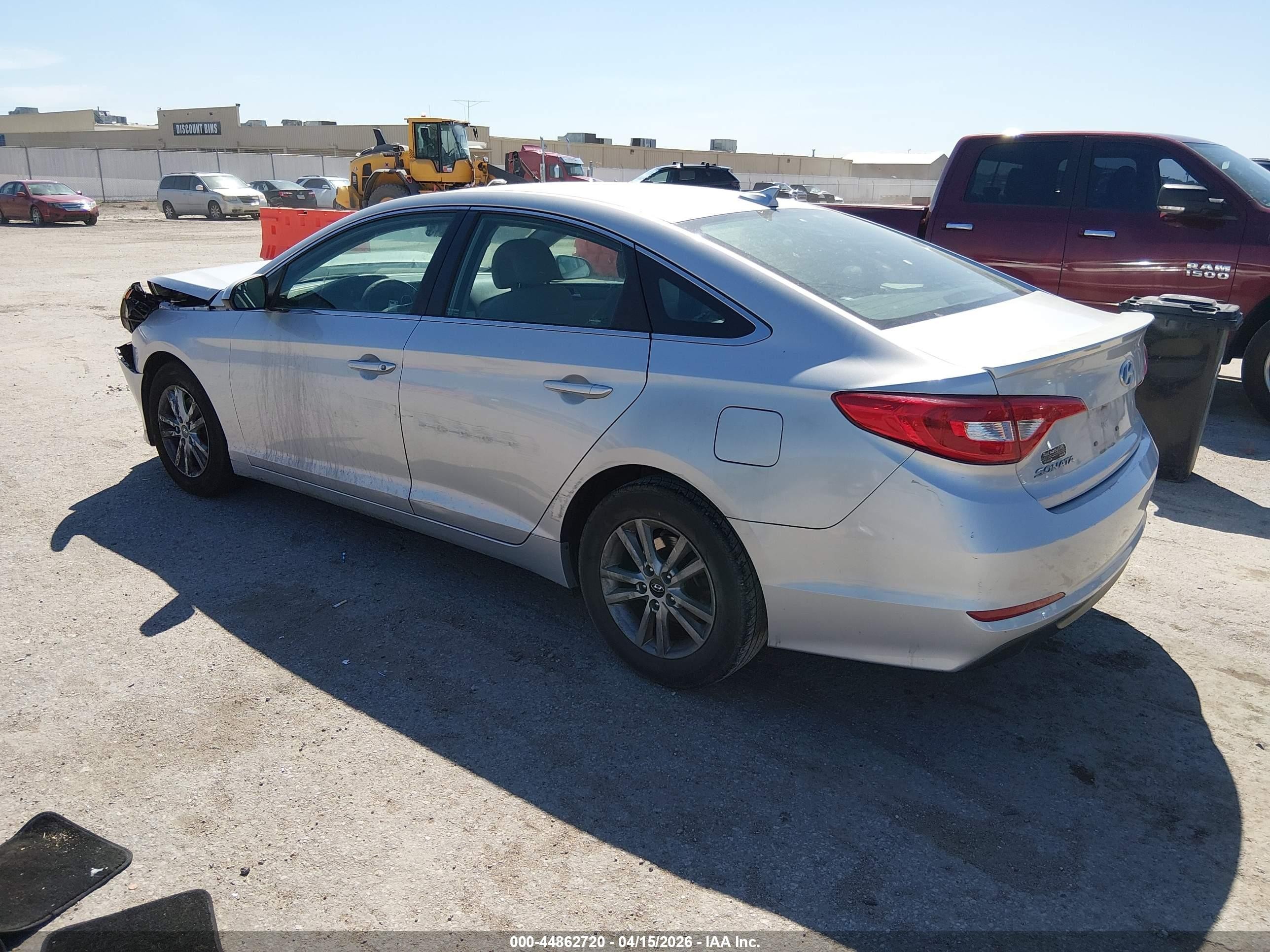 2015 Hyundai Sonata Se Silver vin: 5NPE24AF2FH039212