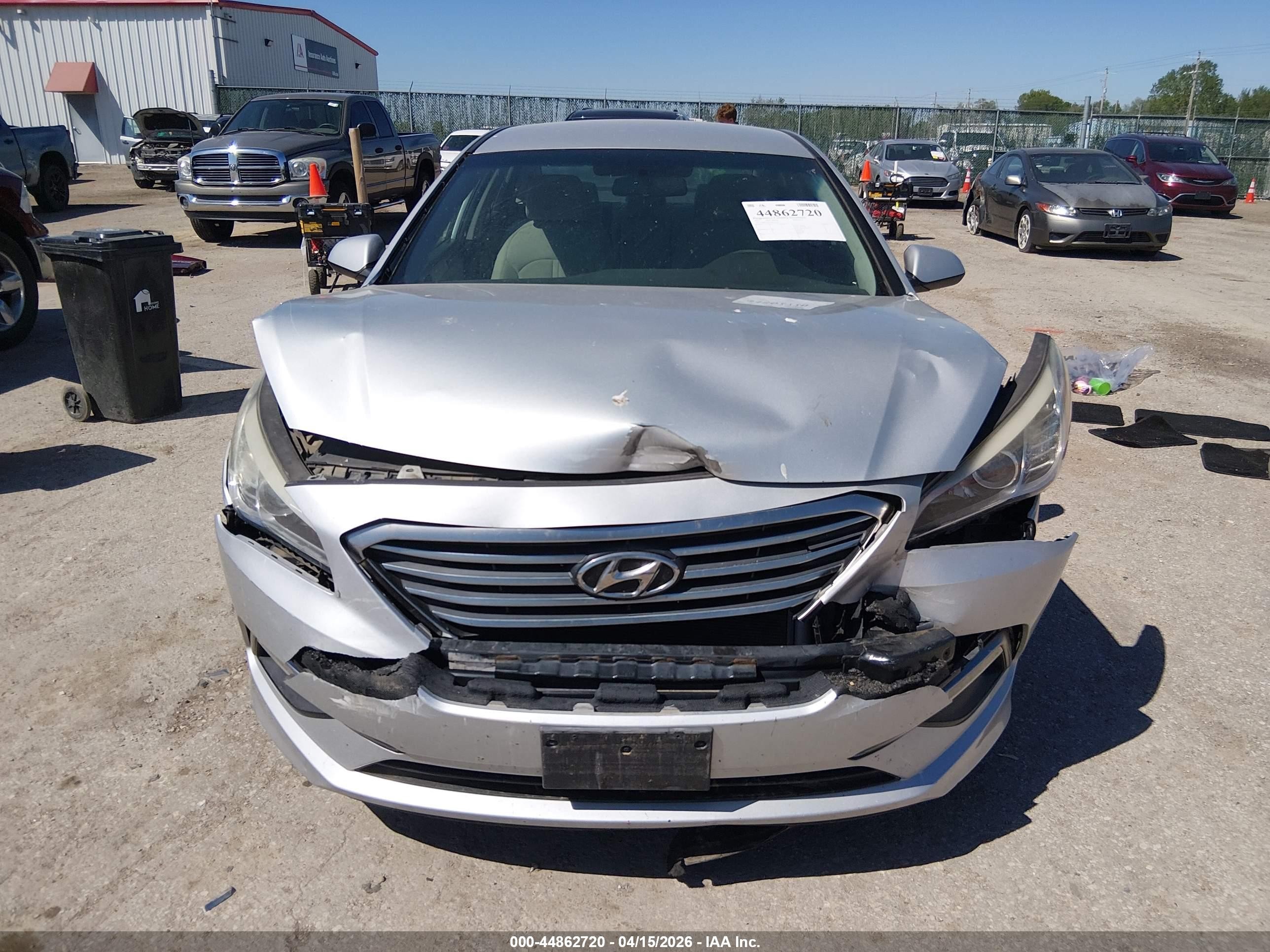 2015 Hyundai Sonata Se Silver vin: 5NPE24AF2FH039212