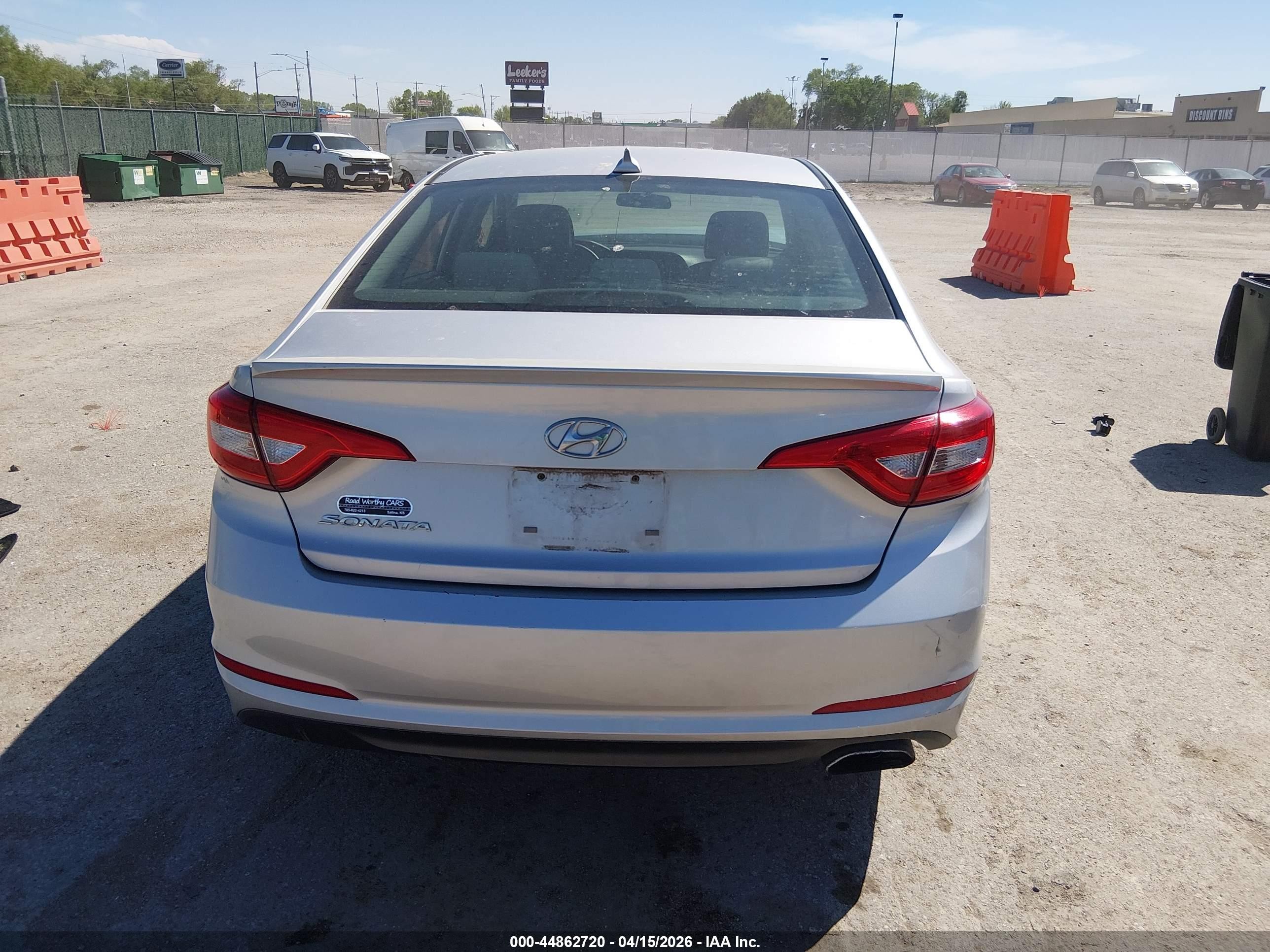 2015 Hyundai Sonata Se Silver vin: 5NPE24AF2FH039212